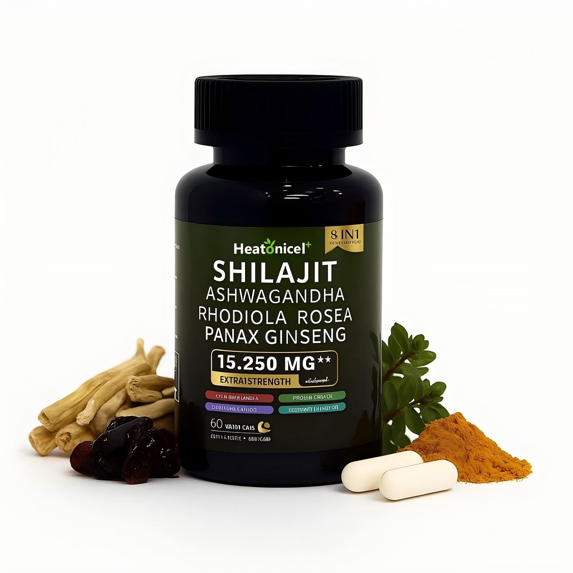 Heatonicel Shilajit Capsules 60 Count