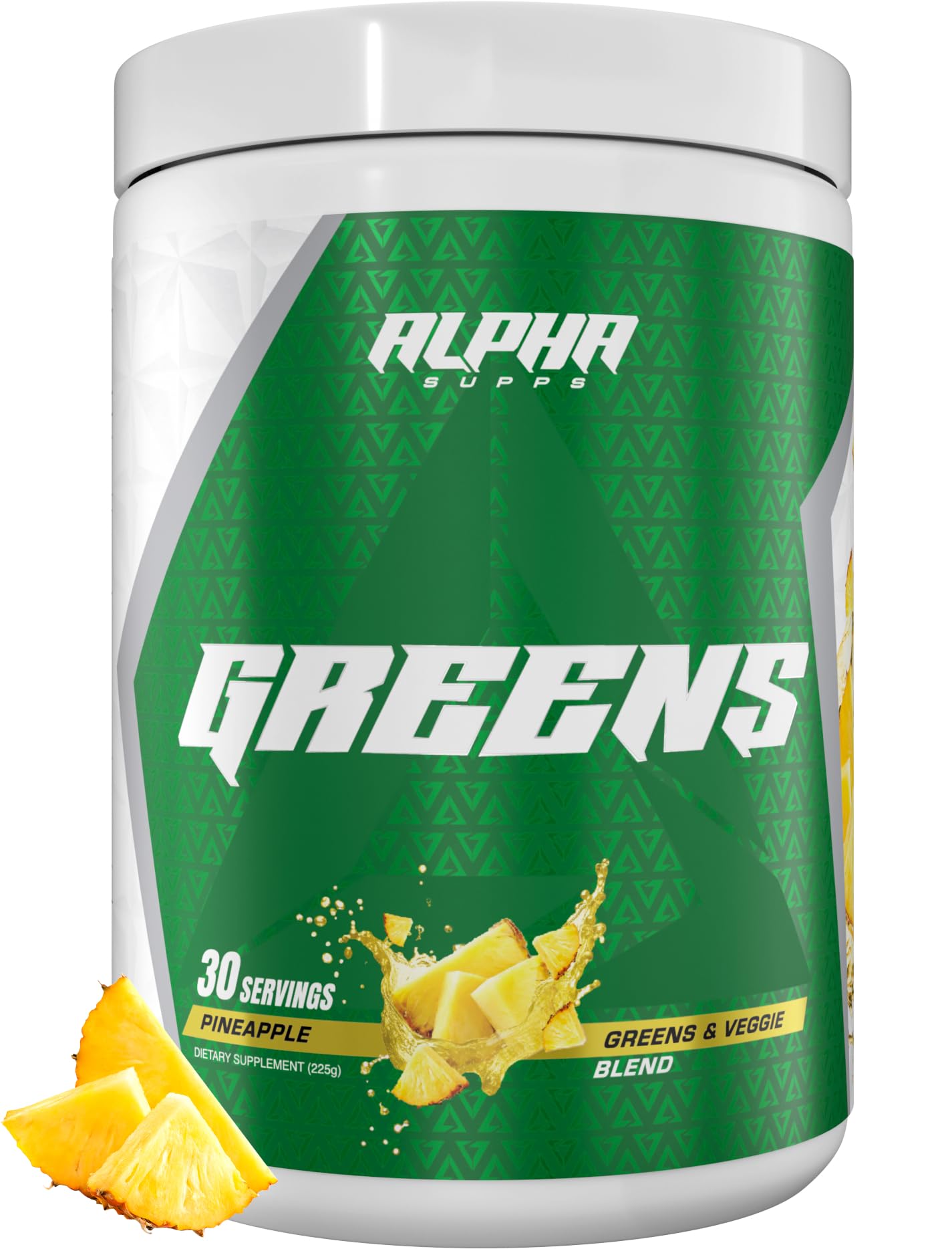 Alpha Supps Alpha Greens Supplement Powder 7.94 oz