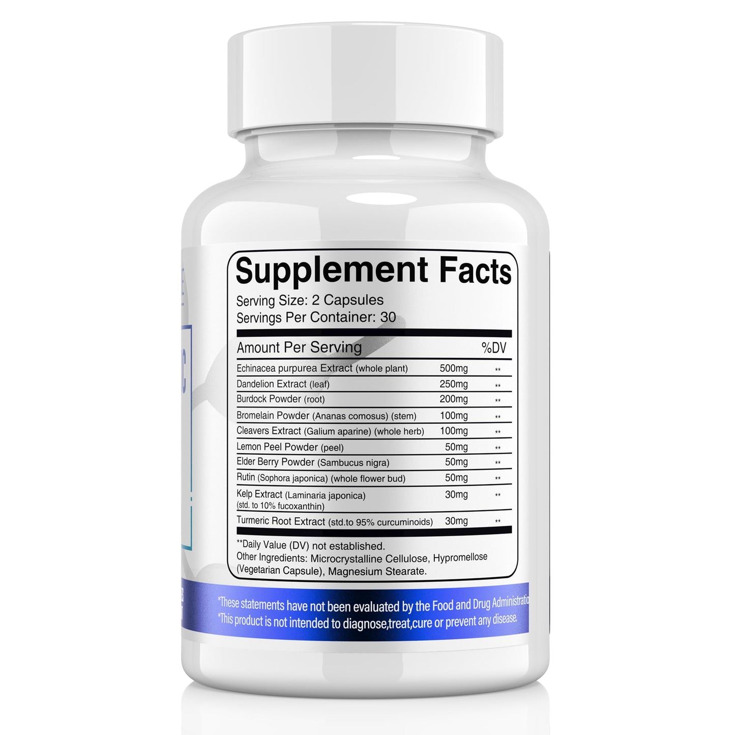 ELERULE Lymphatic Support Supplement Capsules, 180 Count