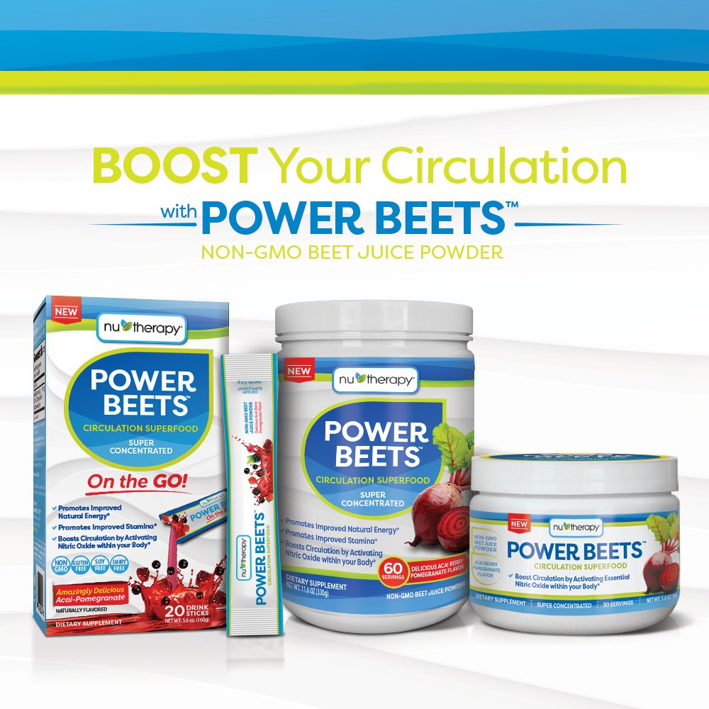 Healthy Delights Nu-Therapy Power Beets Beet Juice Powder, 165 Servings