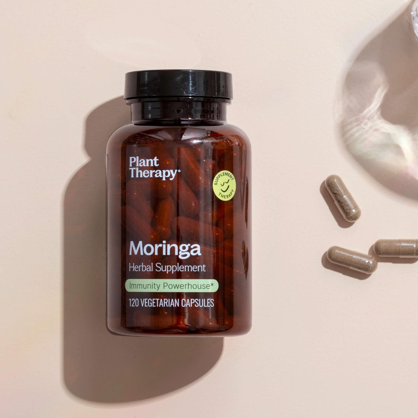 Plant Therapy Moringa Herbal Supplement Capsules, 120 Capsules