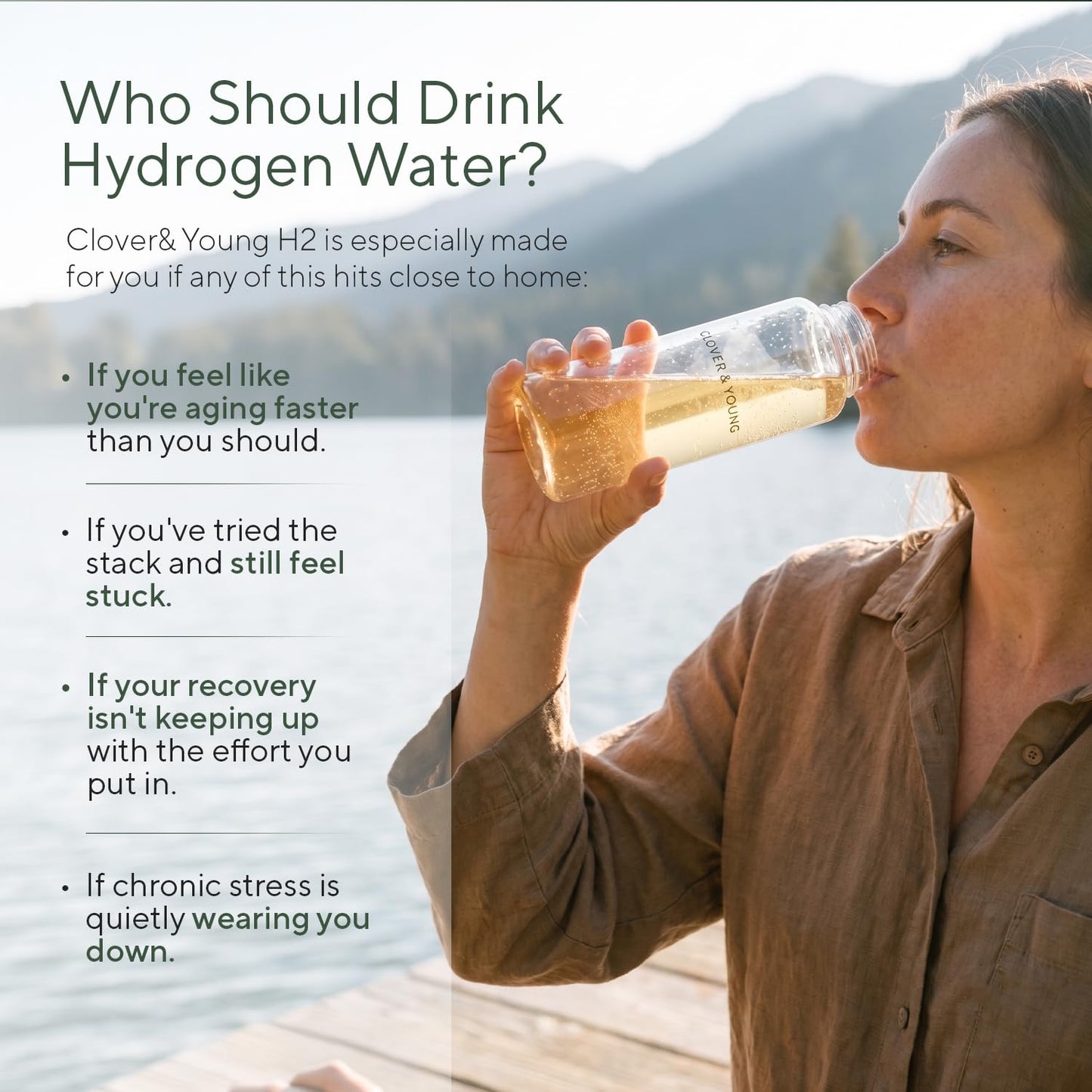 Clover & Young Hydrogen Water Tablets 100 Count