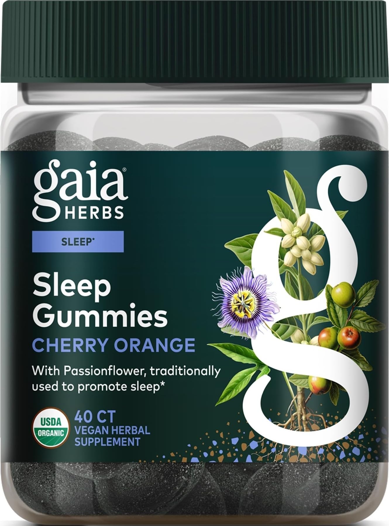 Gaia Herbs Sleep Gummies - Sleep Support, 40 Gummies