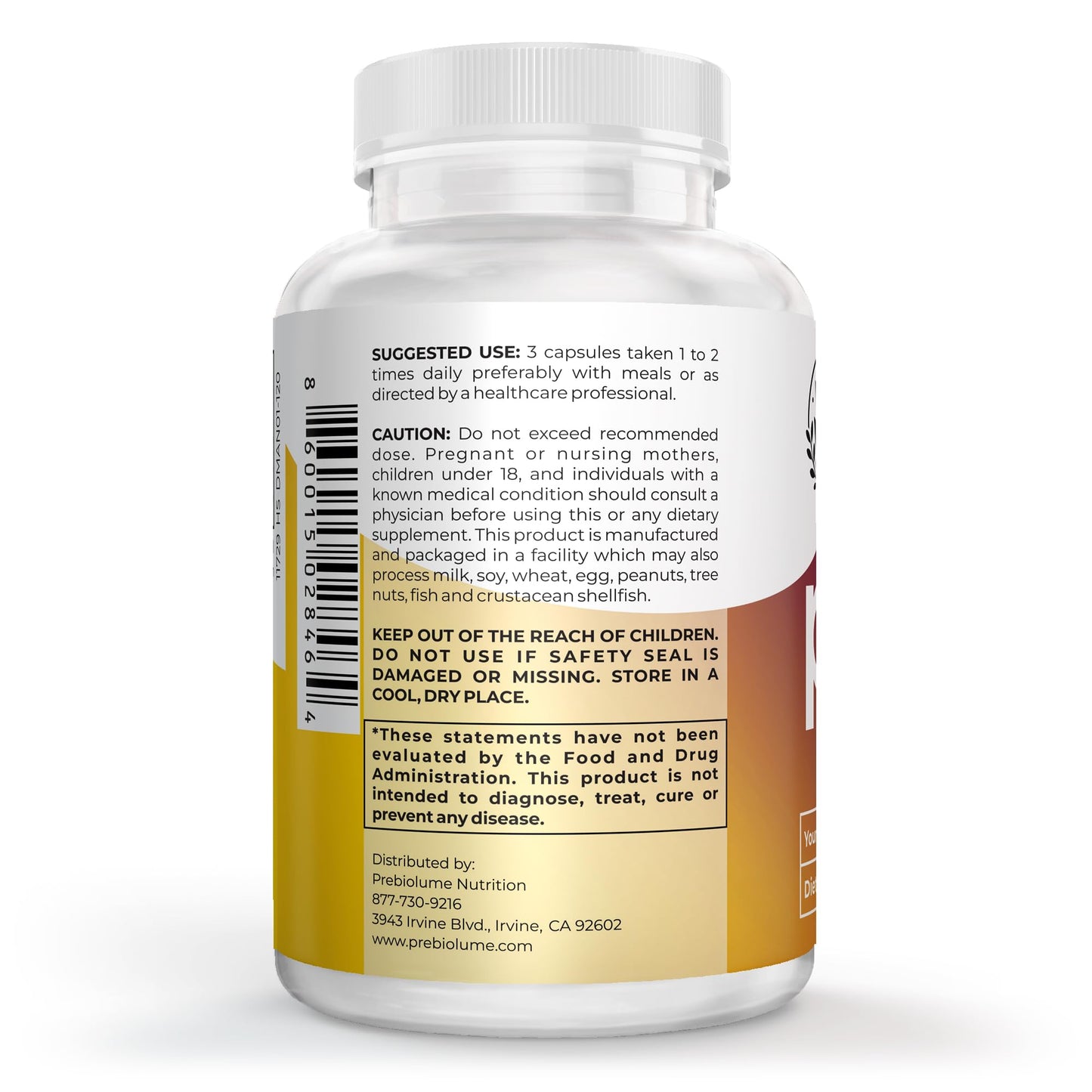 Prebiolume D-Mannose Supplements for Women - 1500mg Urinary Tract Supplement - 1500mg Concentrated D-Mannose Extract, 40 Capsules