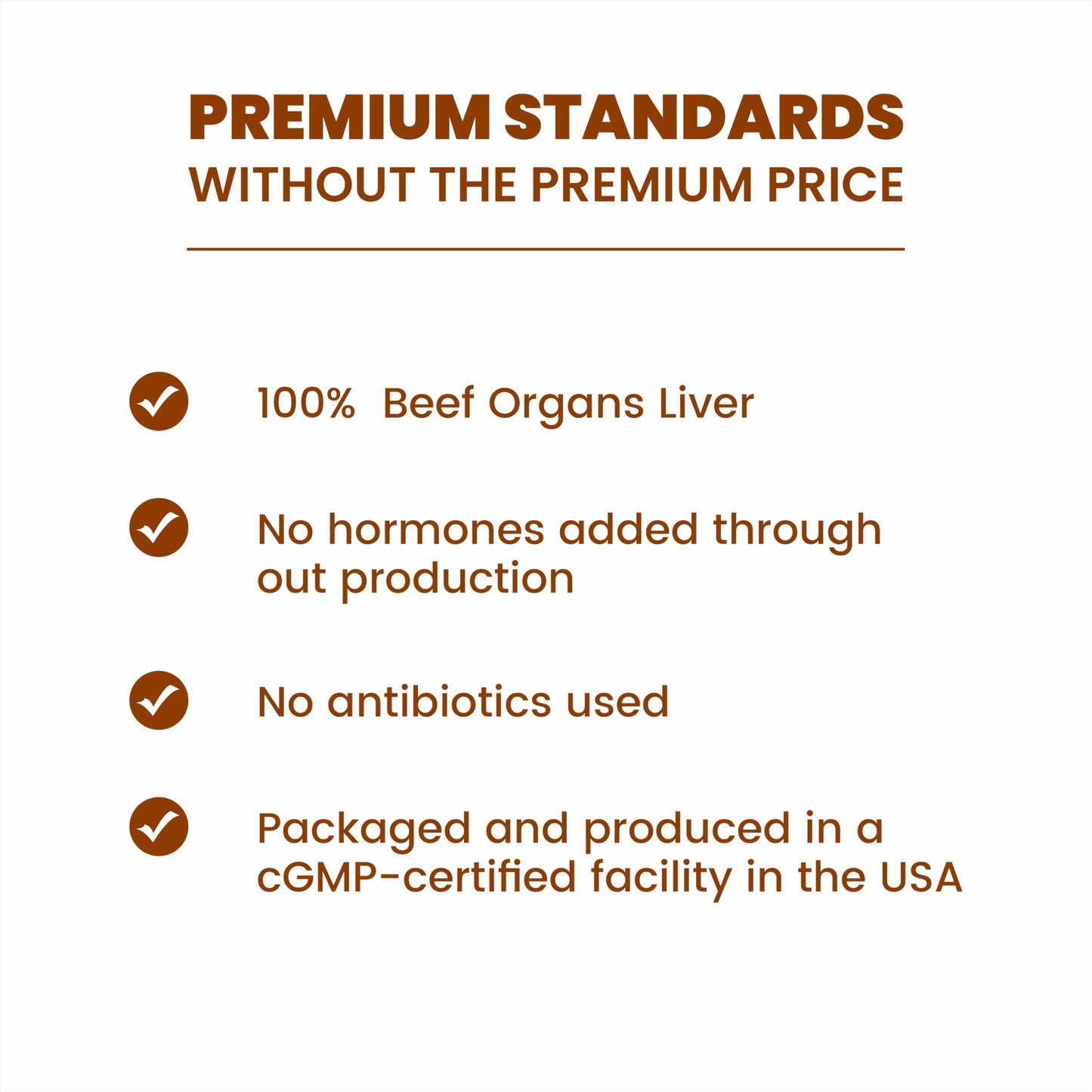 Higanbana Grass Fed Beef Organ Supplement Capsule 1 Count