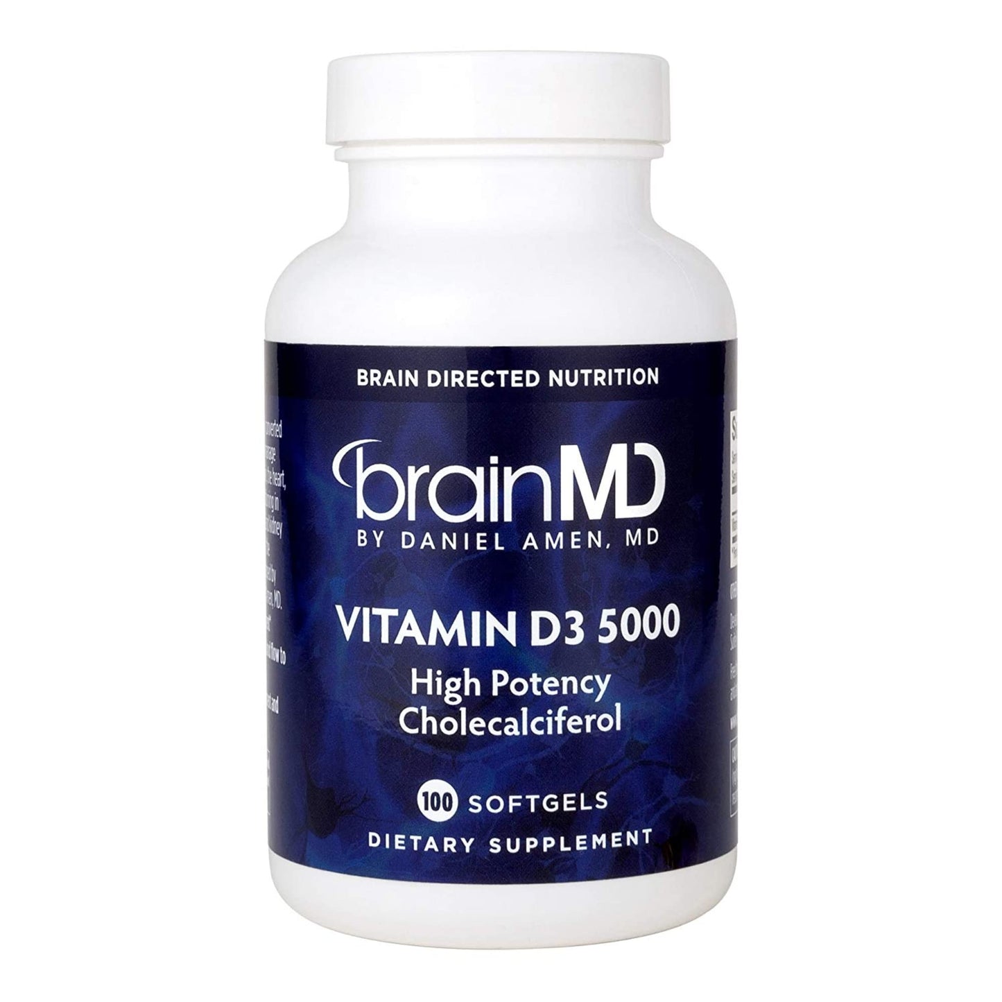 BRAINMD Dr Amen Vitamin D3 5000 Softgels 100