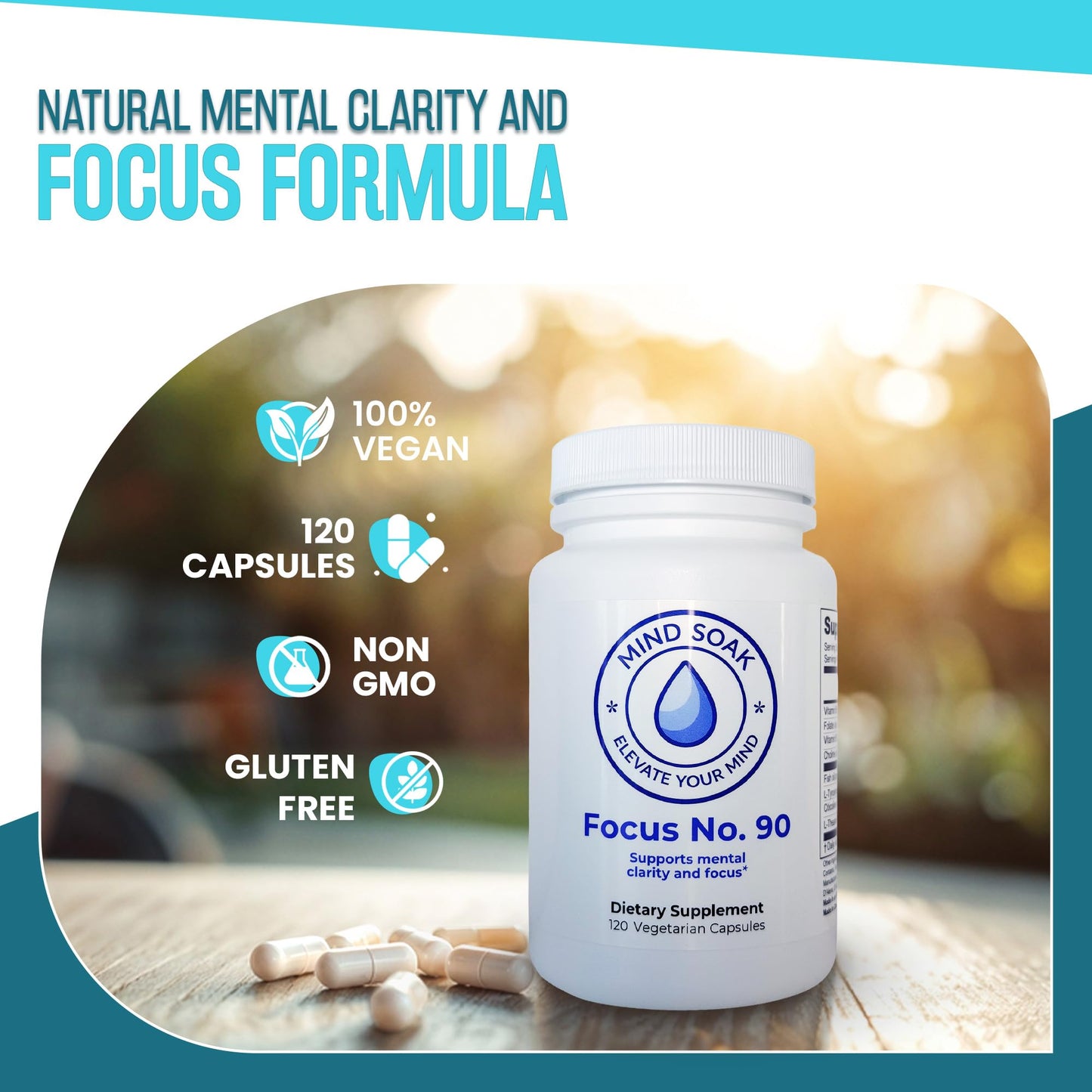 Mind Soak Focus No. 90 Capsules