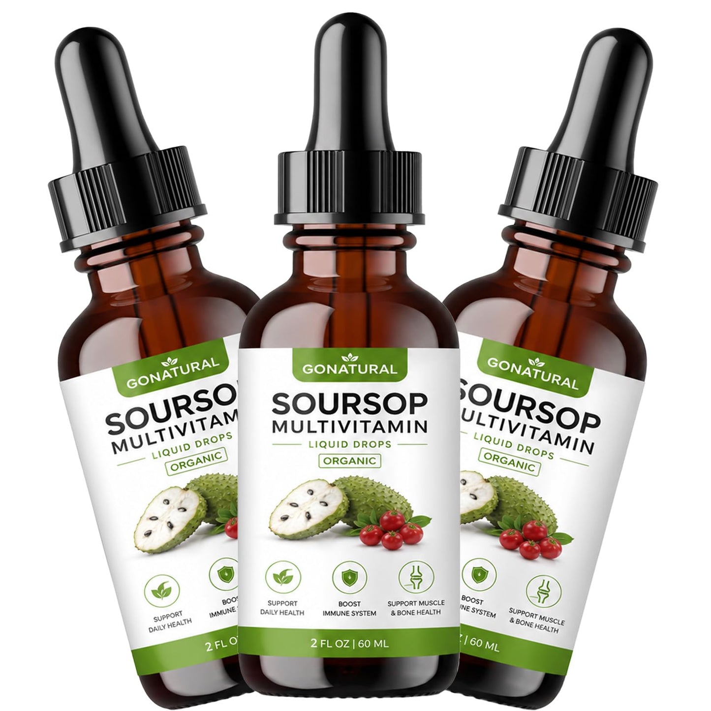 Gouiia GONATURAL Organic Soursop Extract Capsule 60