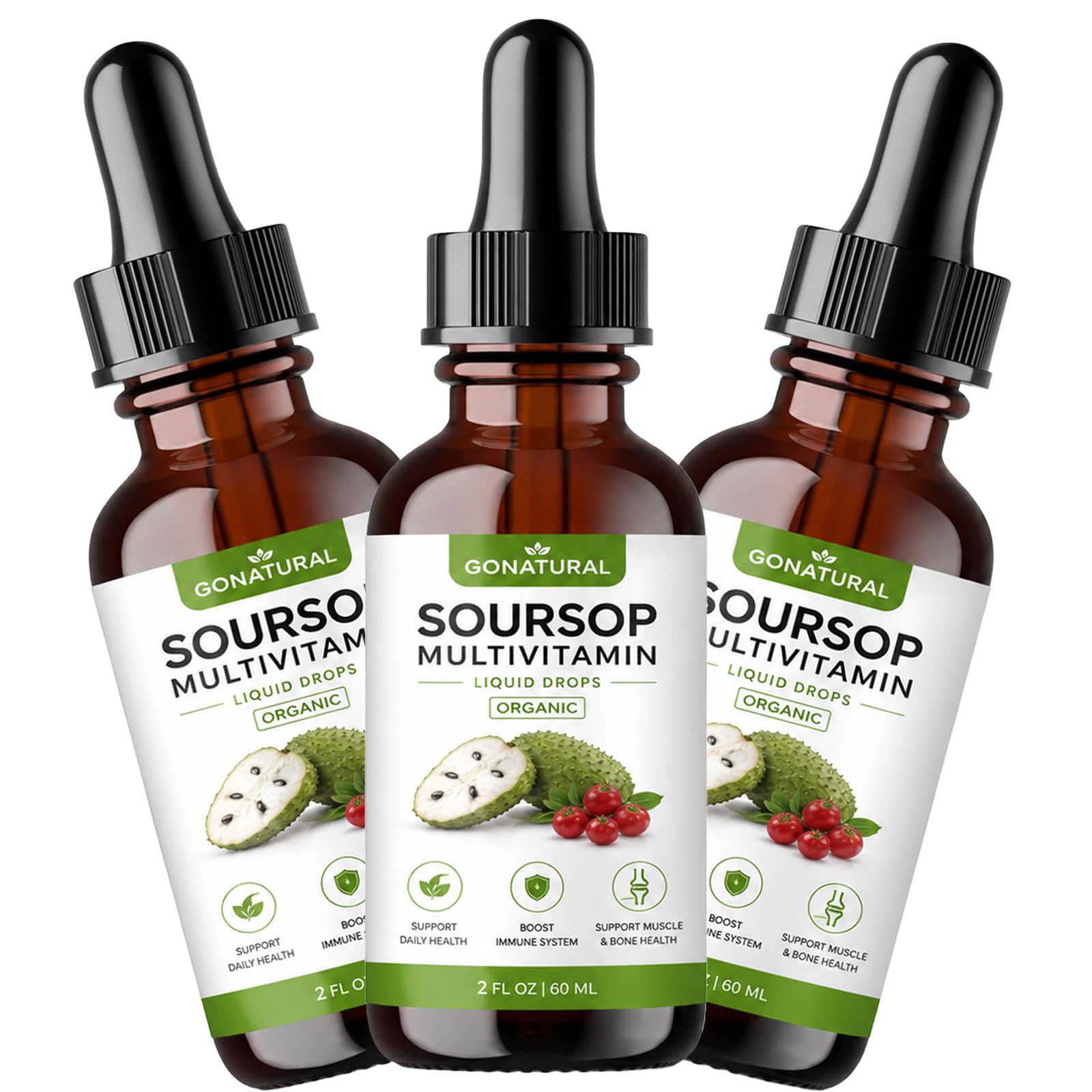 Gouiia GONATURAL Organic Soursop Extract Capsule 60
