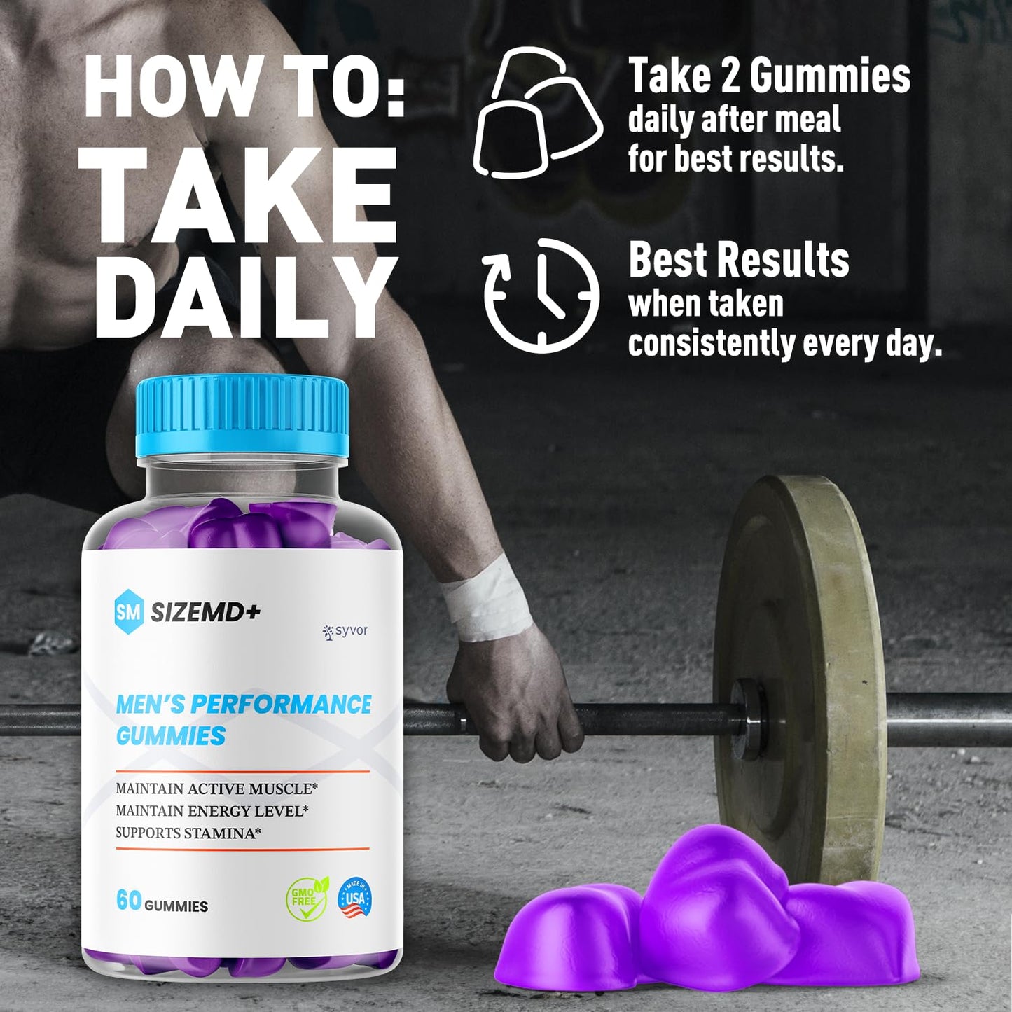 Syvor SizeMD+ Gummies 120 Gummies