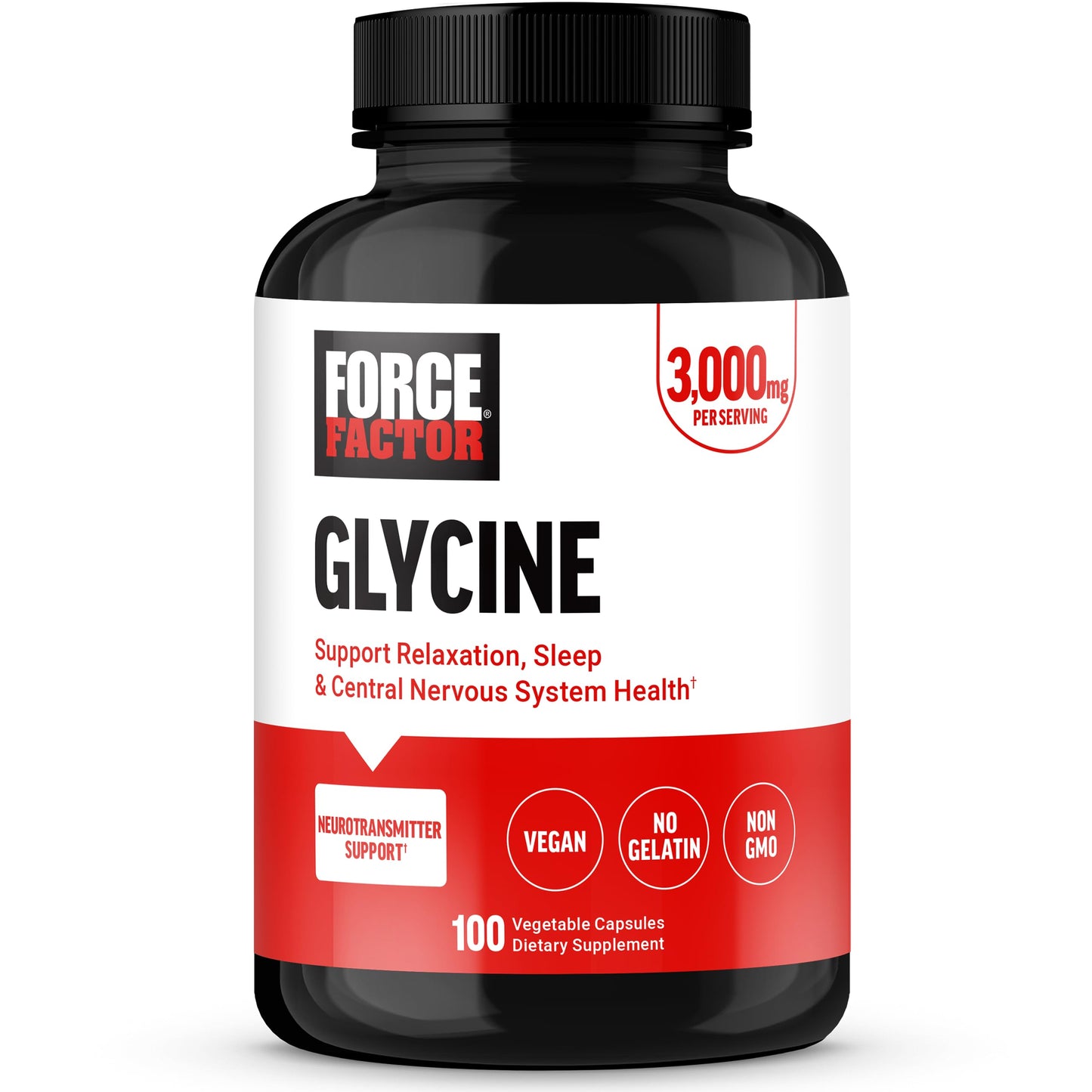 Force Factor Glycine Capsule 100 Count