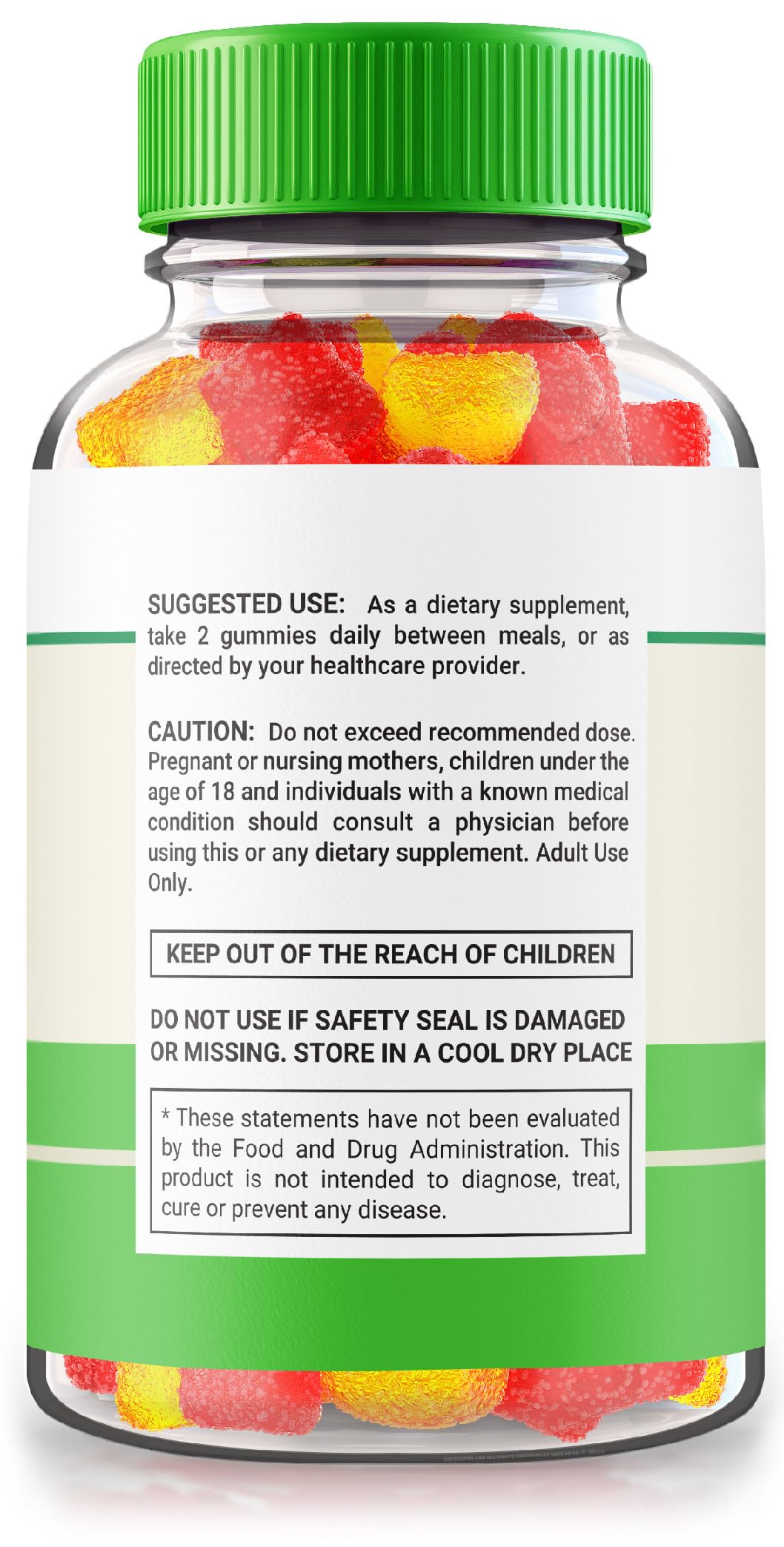 NutraRize Euphoria Green Hemp Gummies, 180 Gummies