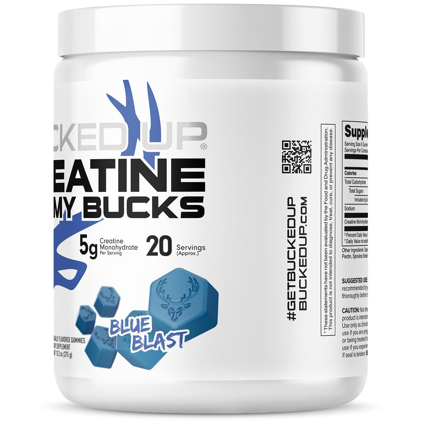 Bucked Up Creatine Gummy 100 Gummies