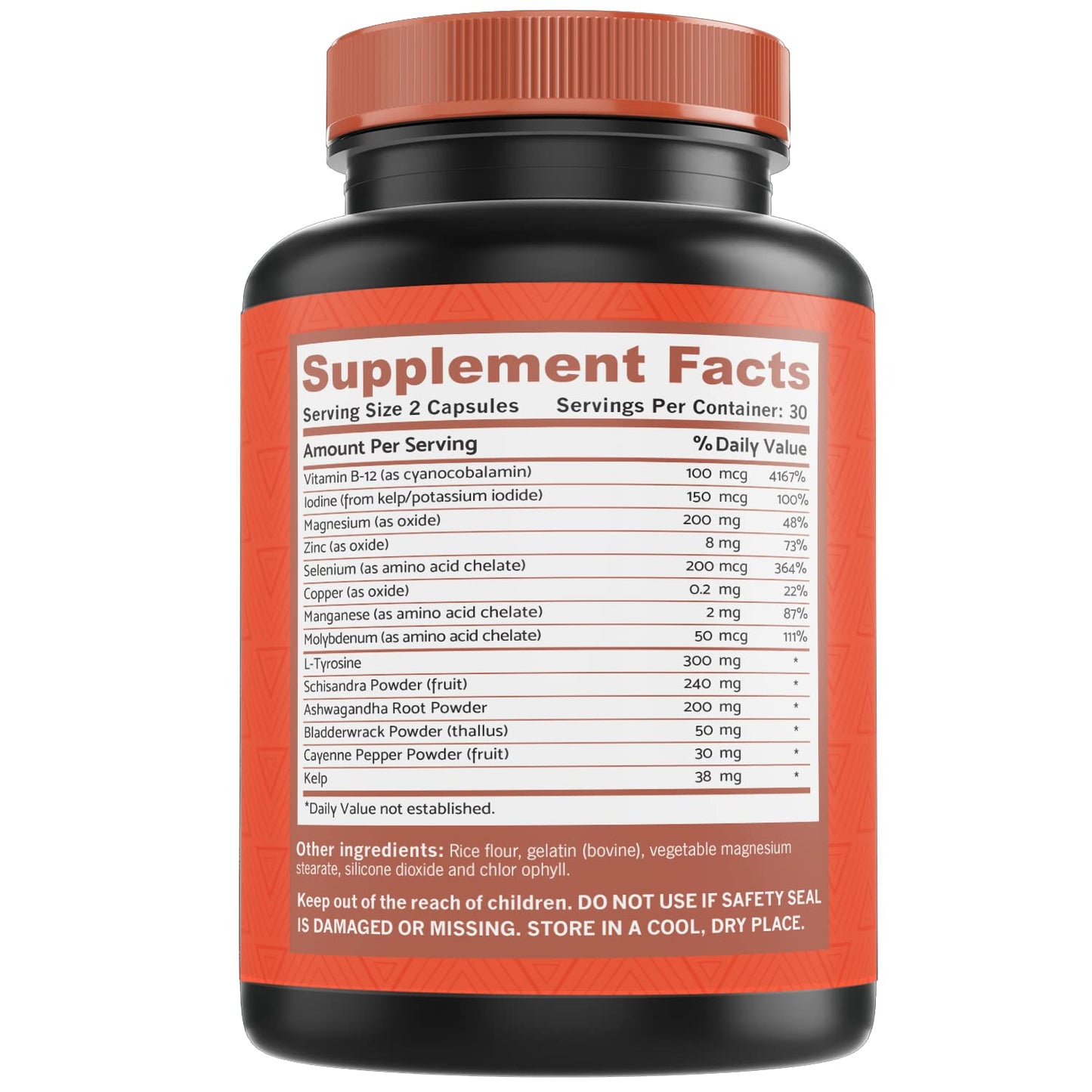 PLANTFUL RESEARCH Thyroid Support for Women and Iodine Supplement Capsule 60 Count