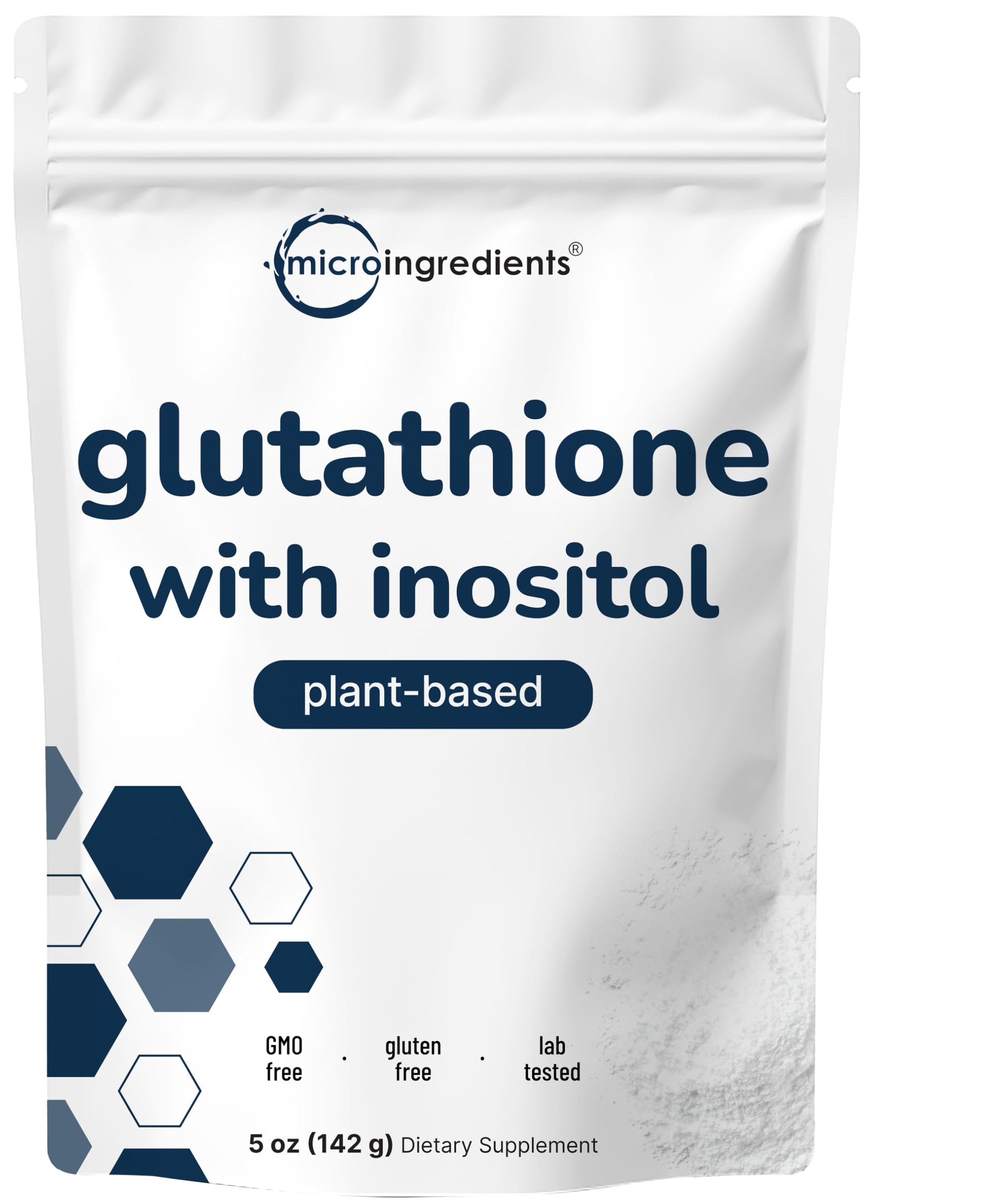 Micro Ingredients Glutathione Reduced Powder with Inositol Powder, 5
