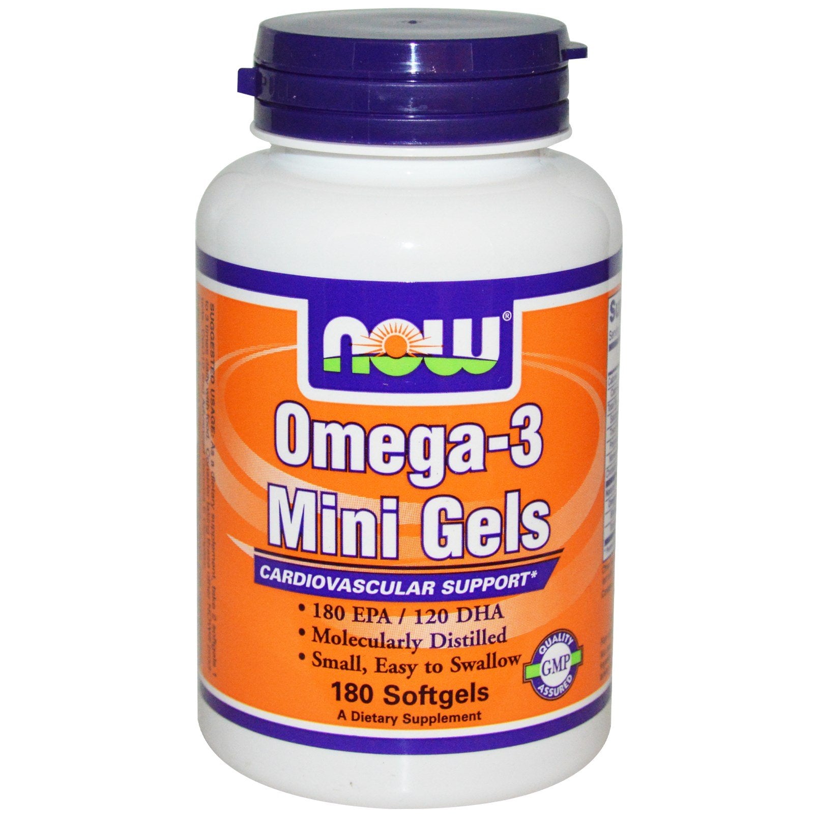 NOW Foods Omega-3 Mini Gels Softgels 180