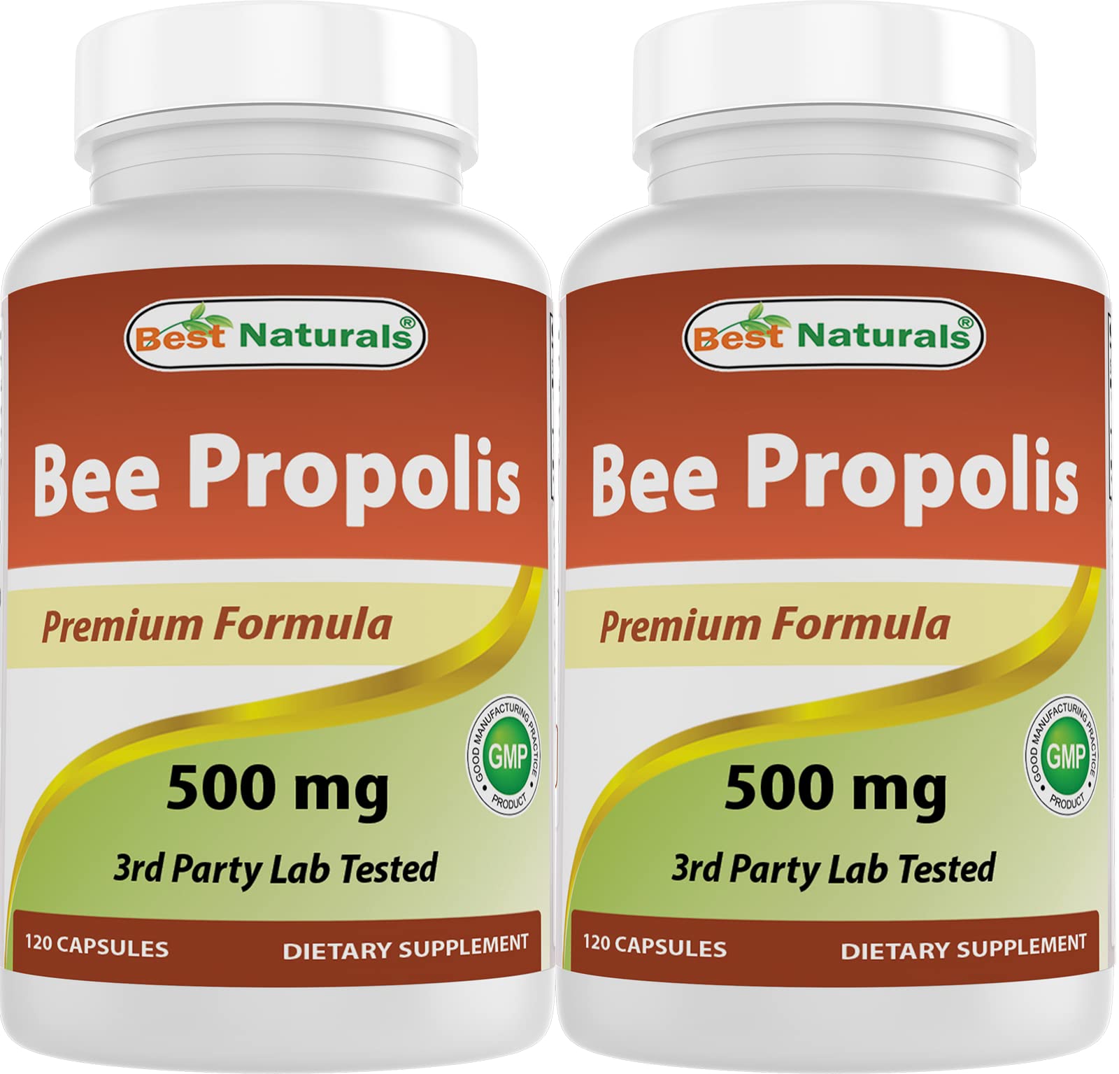Best Naturals Bee Propolis 500 mg Capsules 240 Count