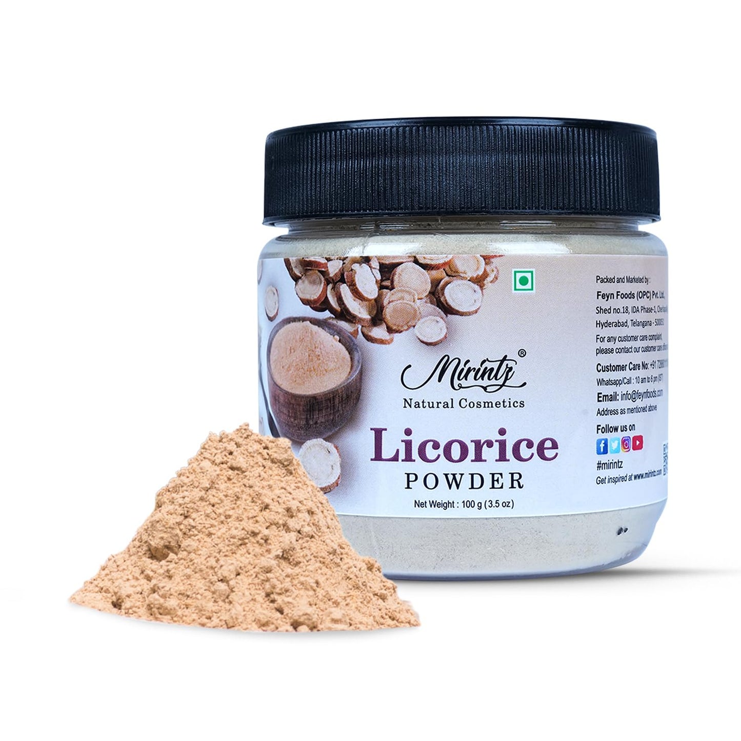Mirintz Licorice Powder 3.53 Ounce