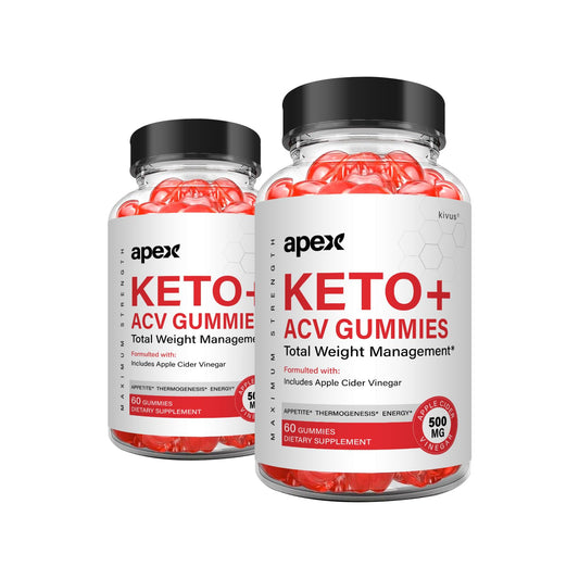 Kivus Apex Keto+ACV Gummies, 120 Count