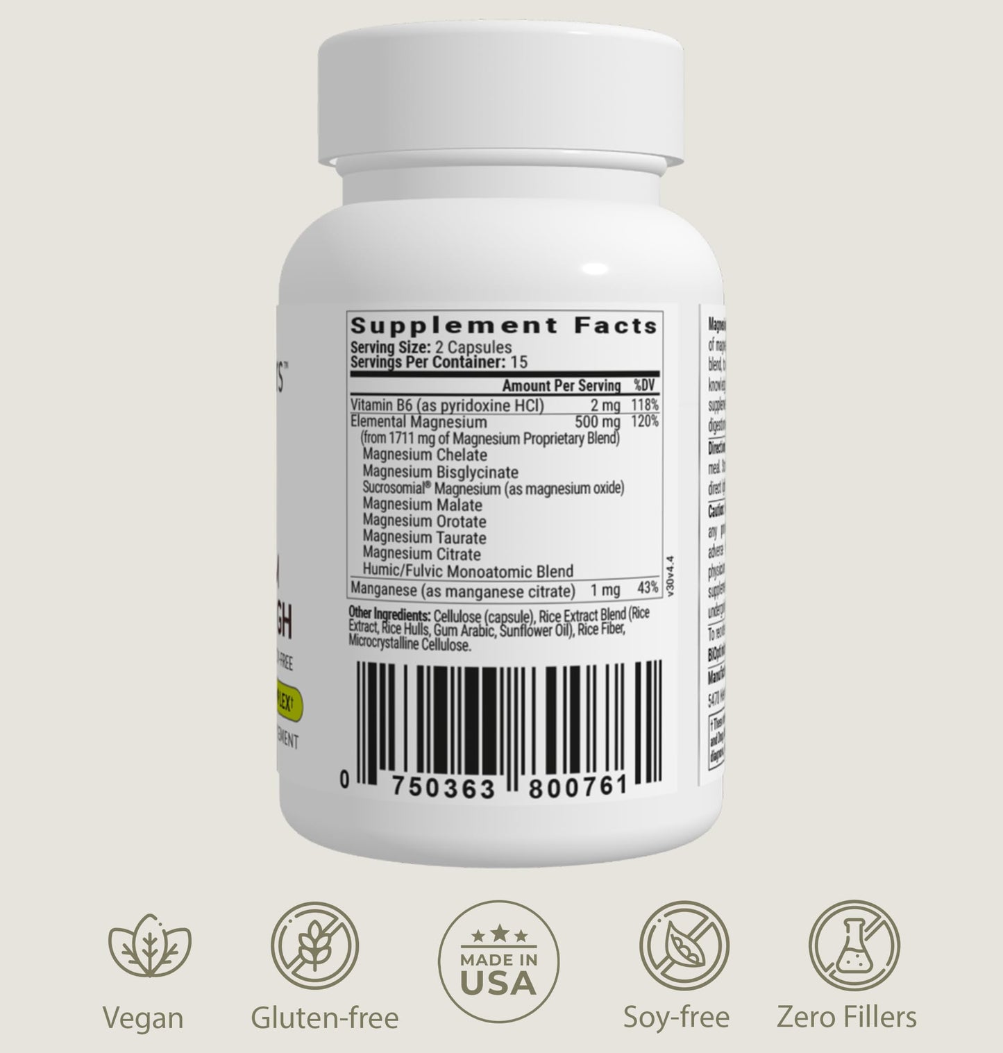 BIOptimizers Magnesium Breakthrough 4.0 & MassZymes 4.0 Capsule Bundle, 150 Capsules