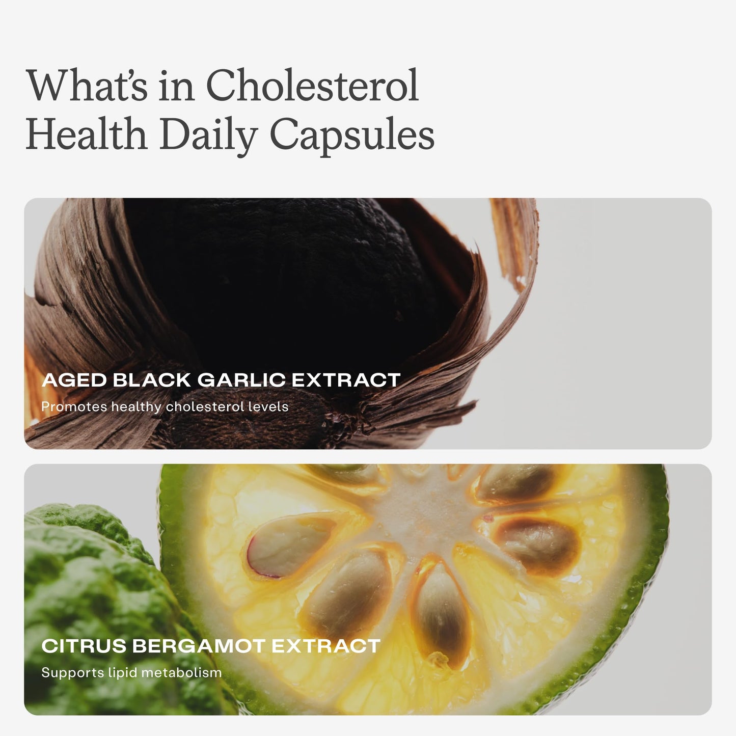 HumanN Cholesterol & Cardiovascular Health Daily Bundle Capsules 120
