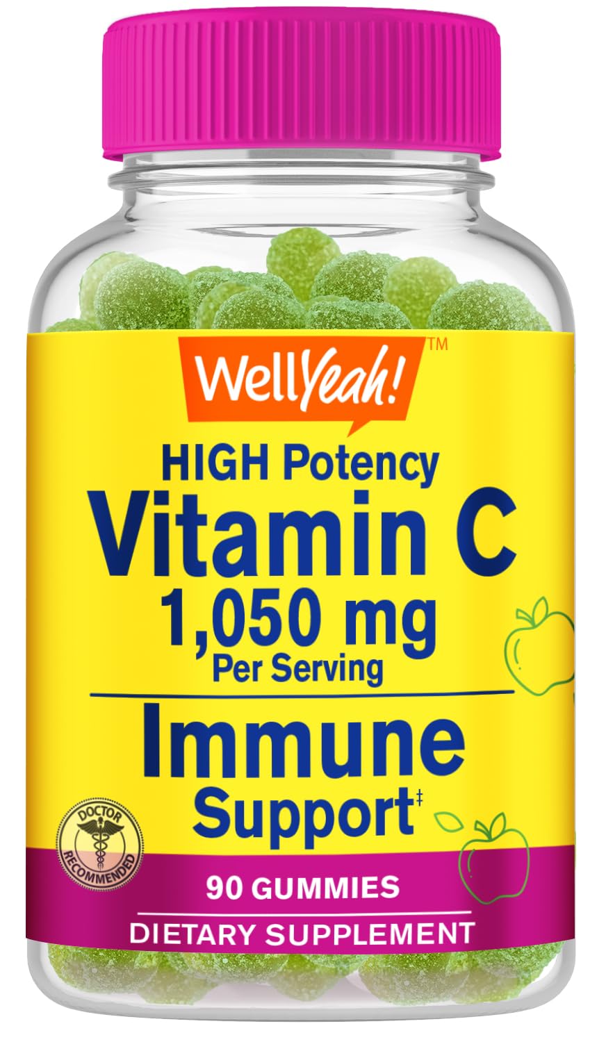 WellYeah Vitamin C 1050 mg 90 Gummies
