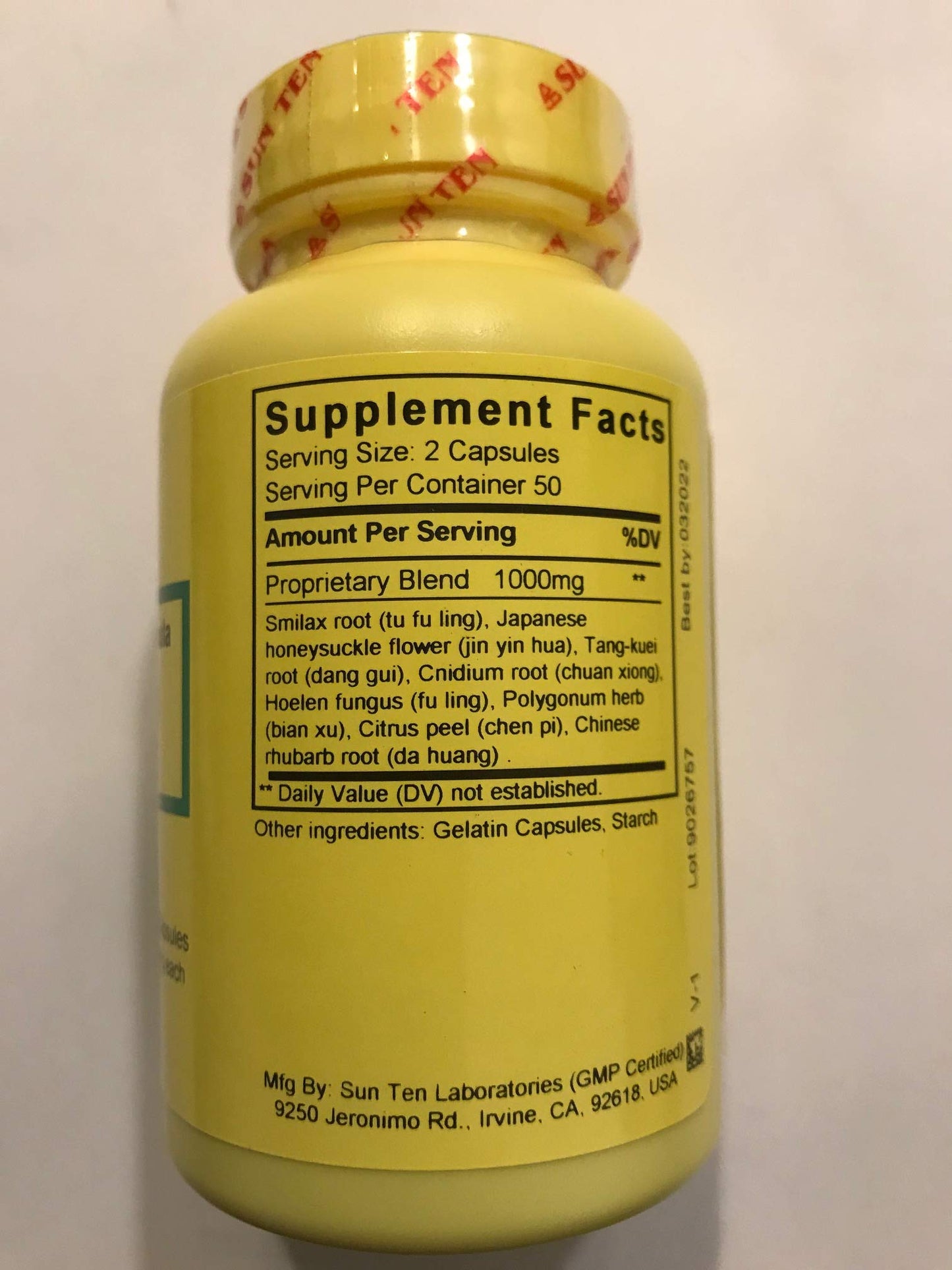 Sun Ten Tang-kuei Eight Herb Formula Capsules, 100 Capsules