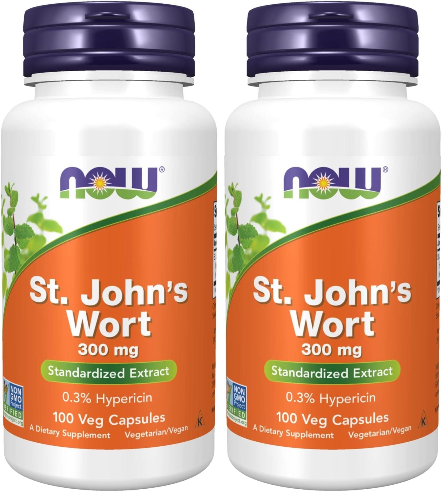 NOW Foods St. John's Wort 300 mg Standardized Extract Capsules, 200 Count