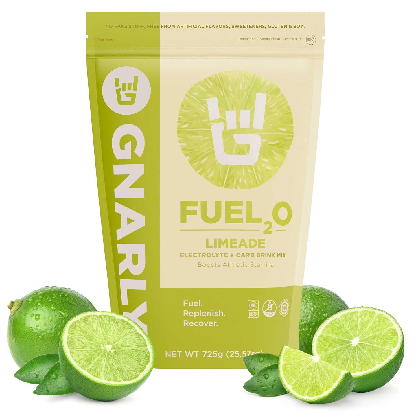 Gnarly Nutrition Fuel2O Electrolyte Powder Limeade, 25.57 oz