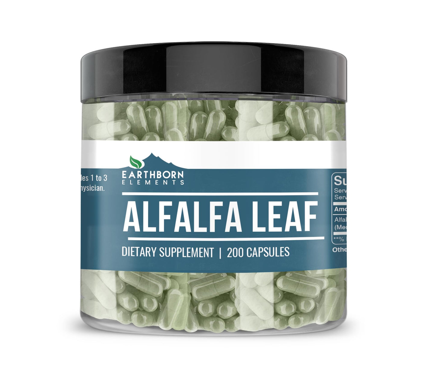 Earthborn Elements Alfalfa Leaf Capsules 200