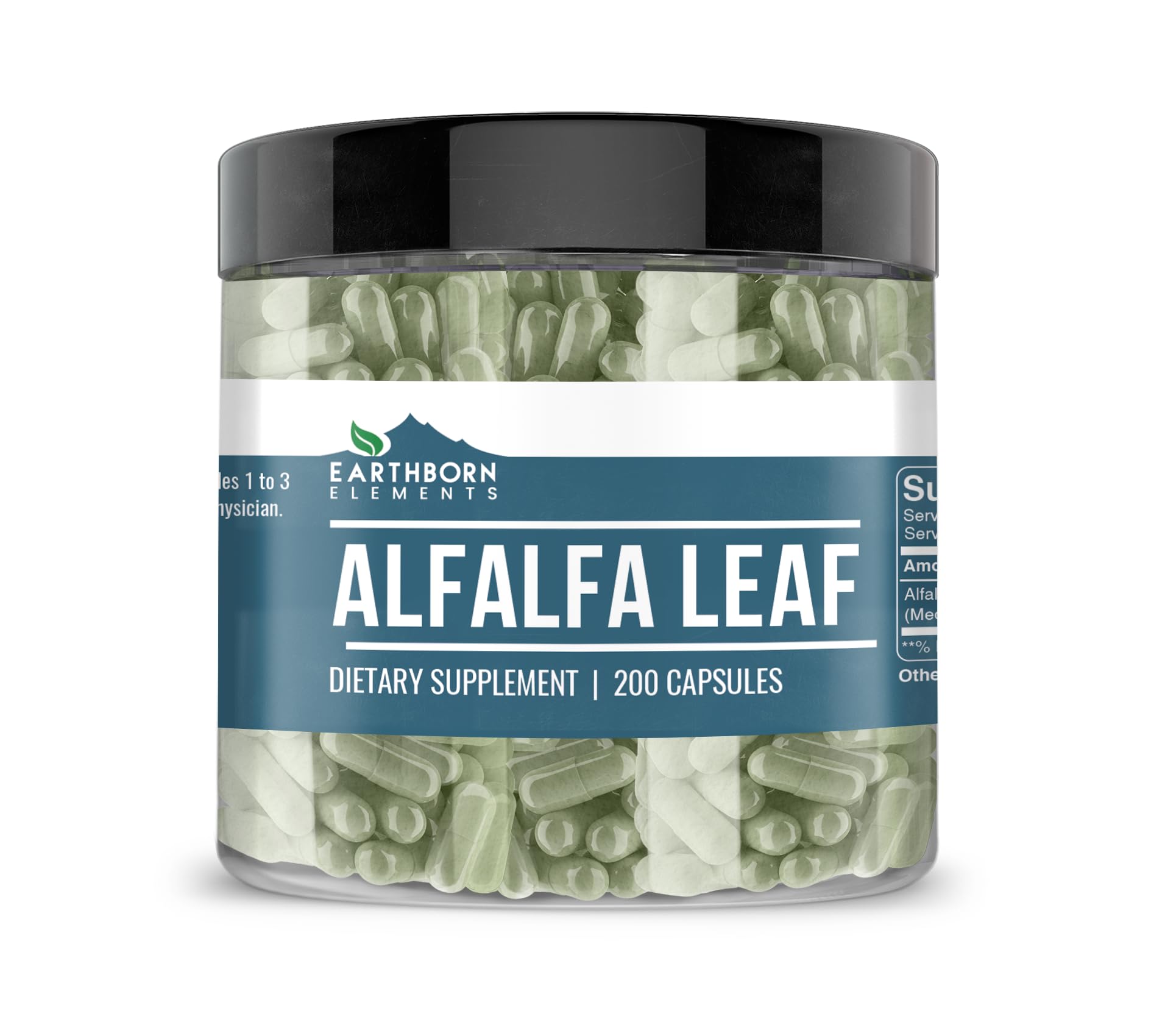 Earthborn Elements Alfalfa Leaf Capsules 200
