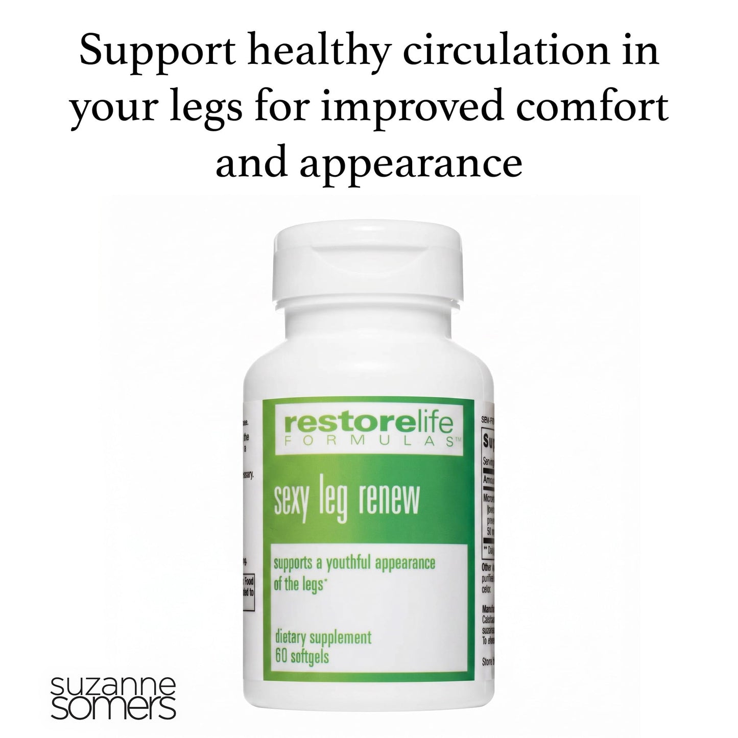 SUZANNE RestoreLife Formulas Sexy Leg Renew 30 Capsules