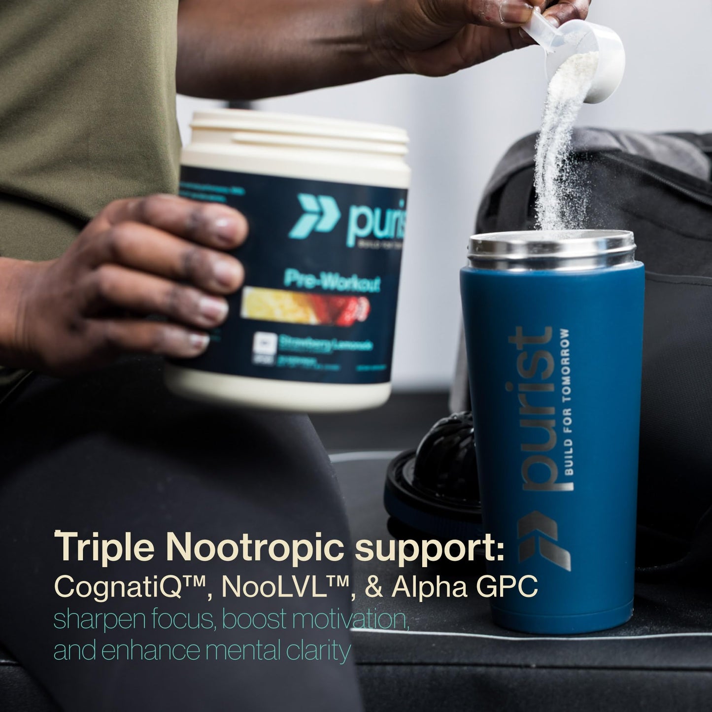 PURIST Pre-Workout Powder 17 Servings