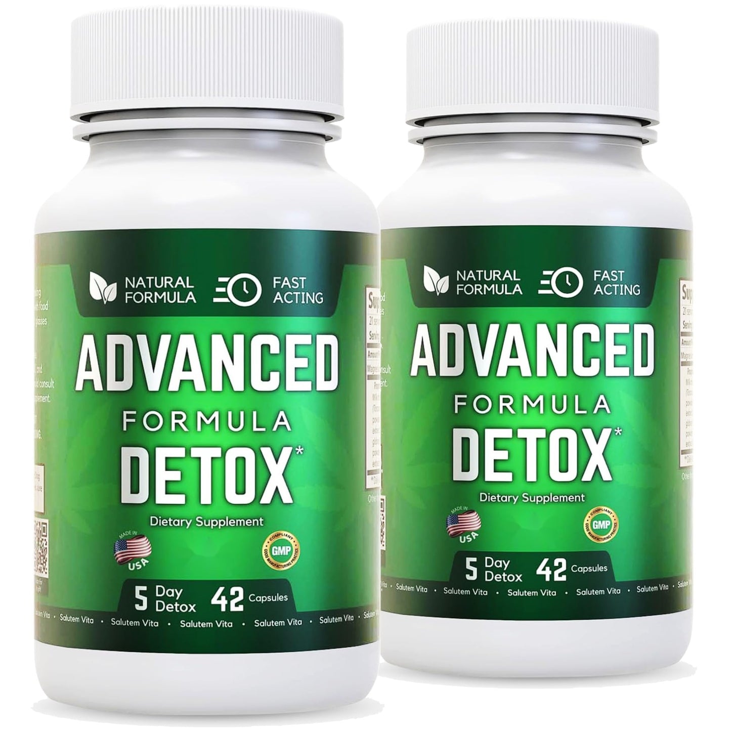 Salutem Vita Advanced Detox Cleanse Capsule, 42 Capsules