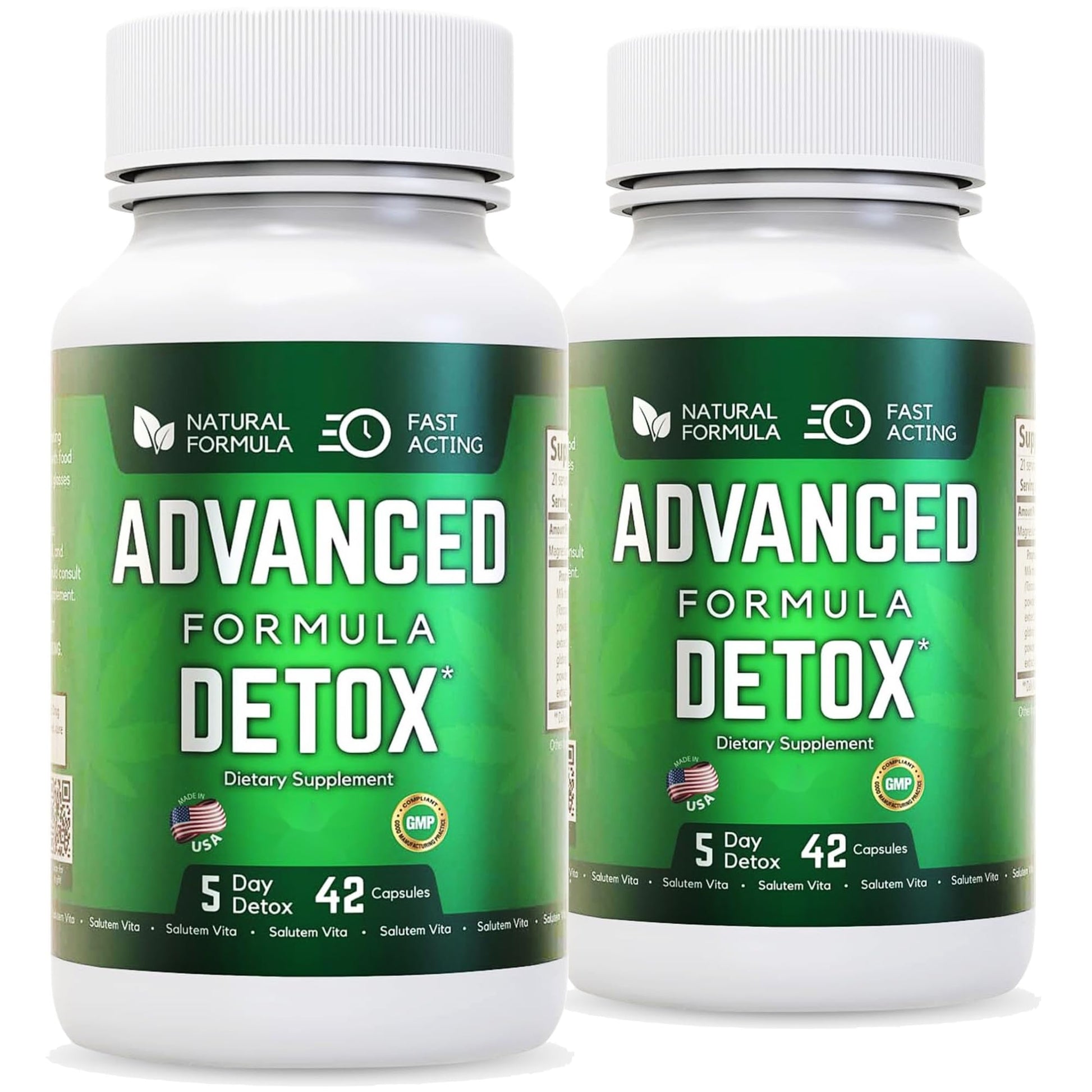 Salutem Vita Advanced Detox Cleanse Capsule, 42 Capsules