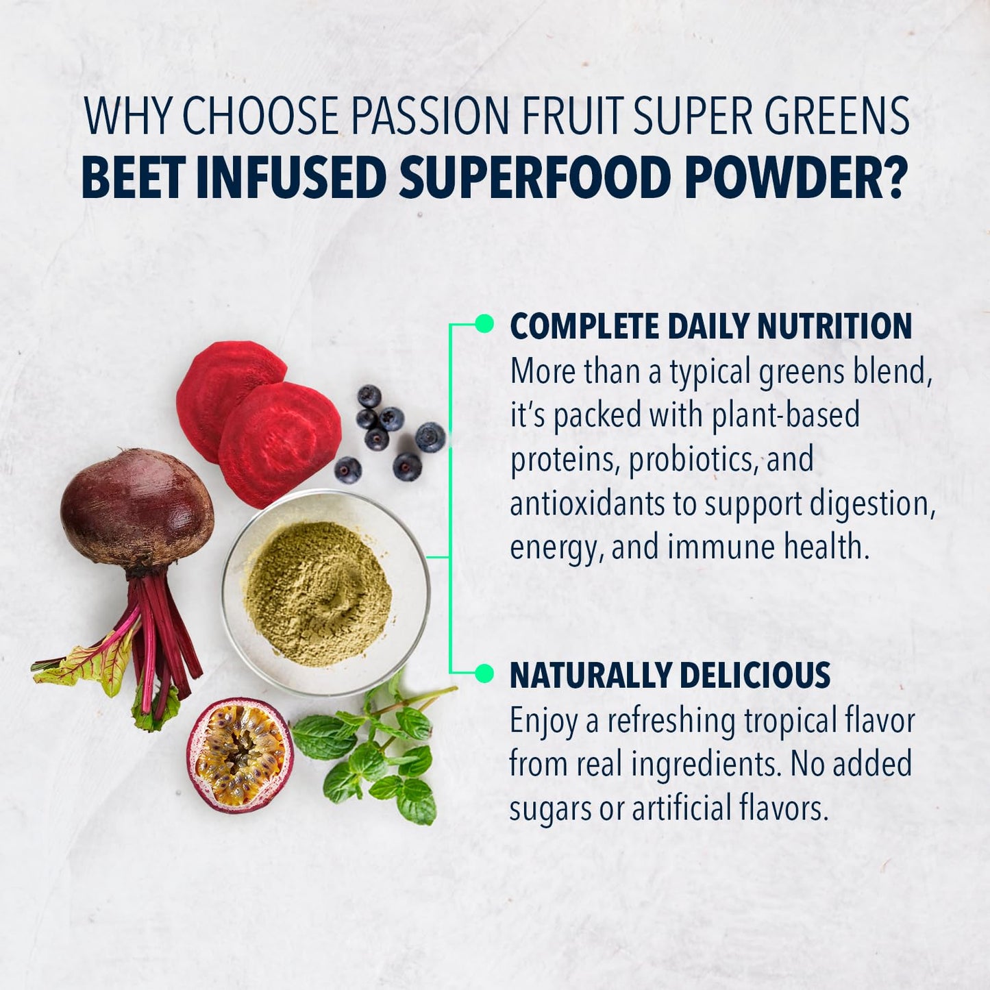 NF Sports Super Greens Beet Infused Superfood Powder, 0.17 Ounce