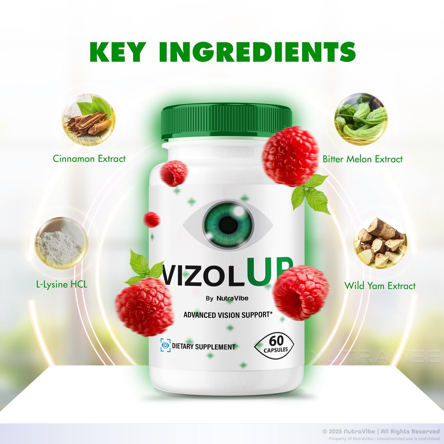 NutraVibe VizolUp Capsules, 120 Capsules