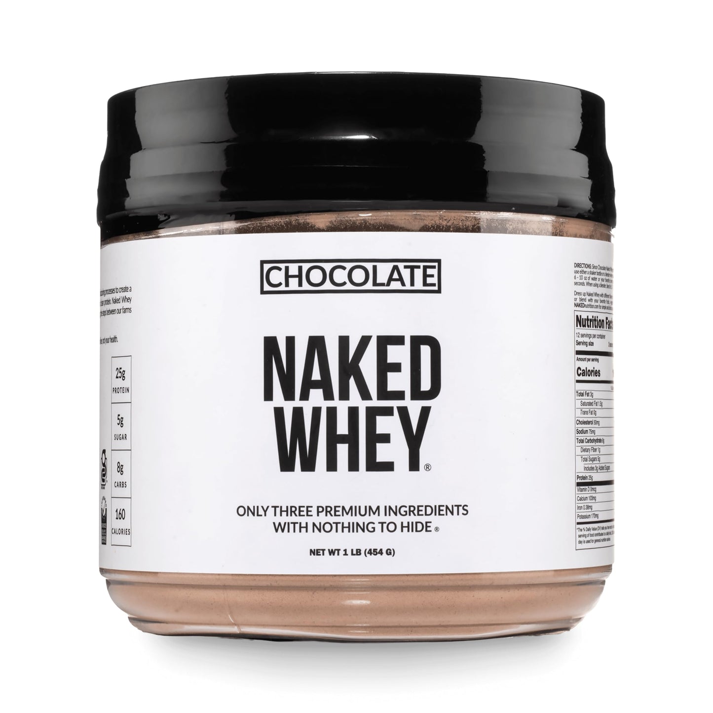 NAKED Chocolate Whey Protein Powder, 16