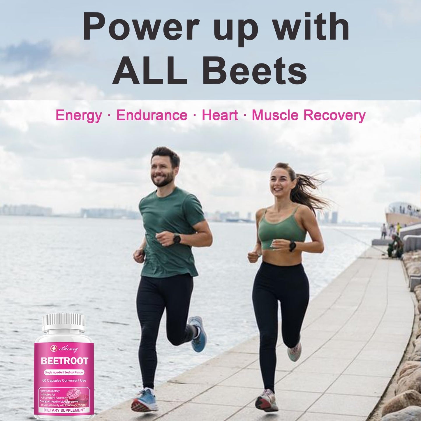 etheray Beet Root Capsules, 60 Count