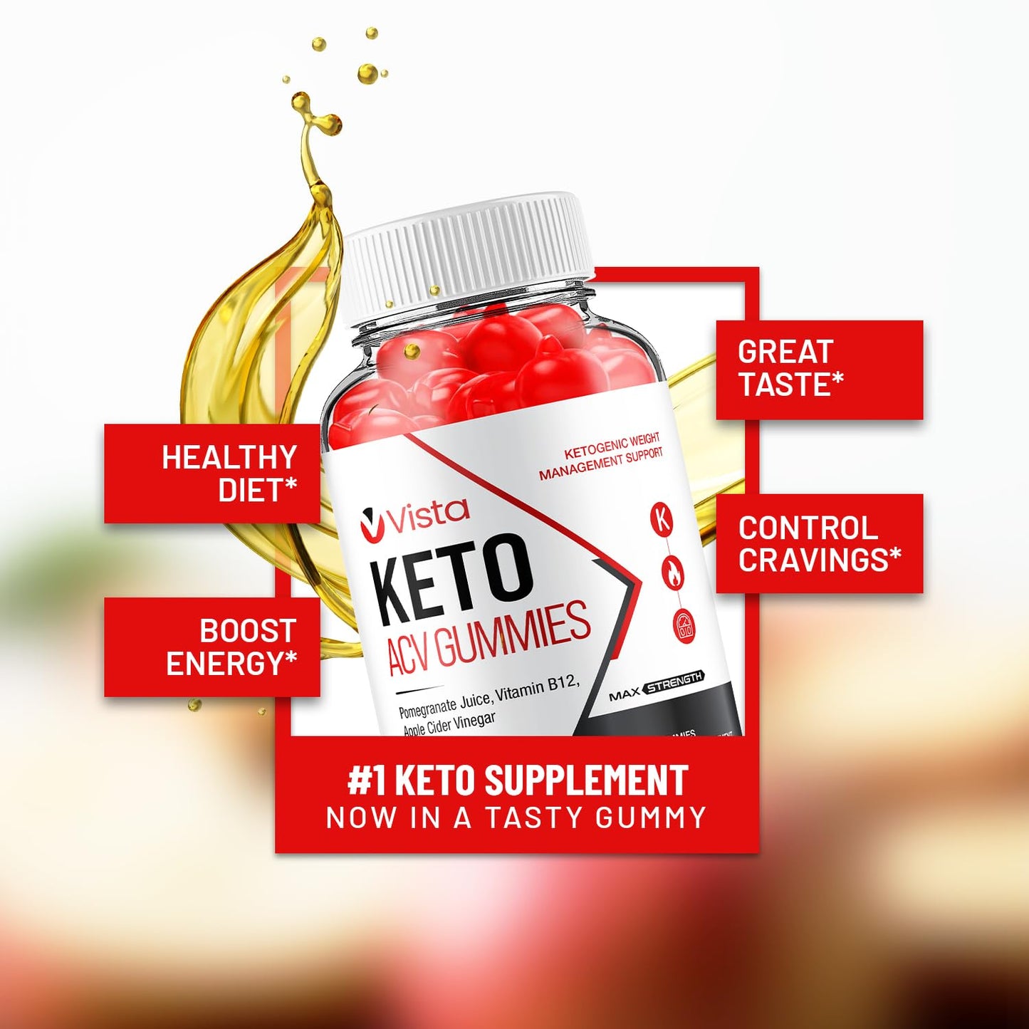 Indelo Vista Keto ACV 180 Gummies