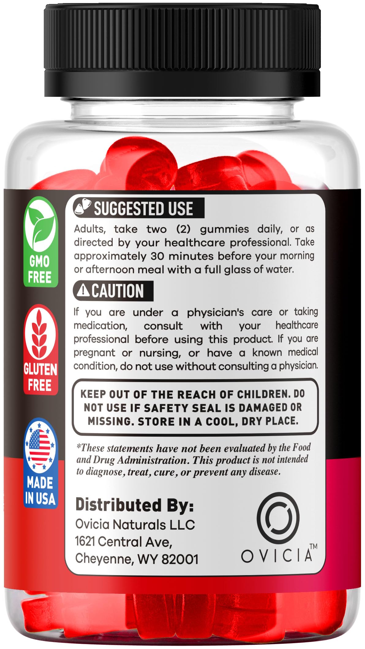 OVICIA Jelly Force Gummies 180 Gummies