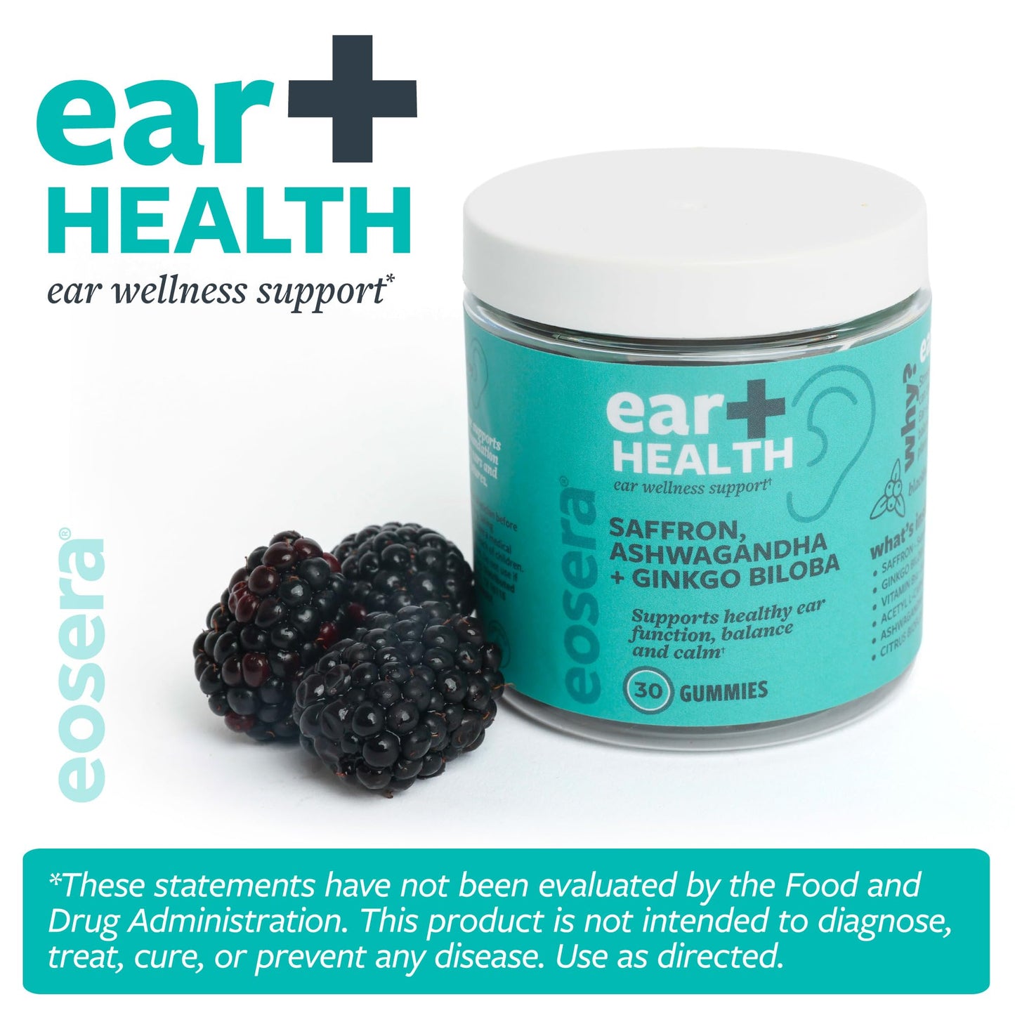 Eosera Ear+ Health Gummies 30 Count