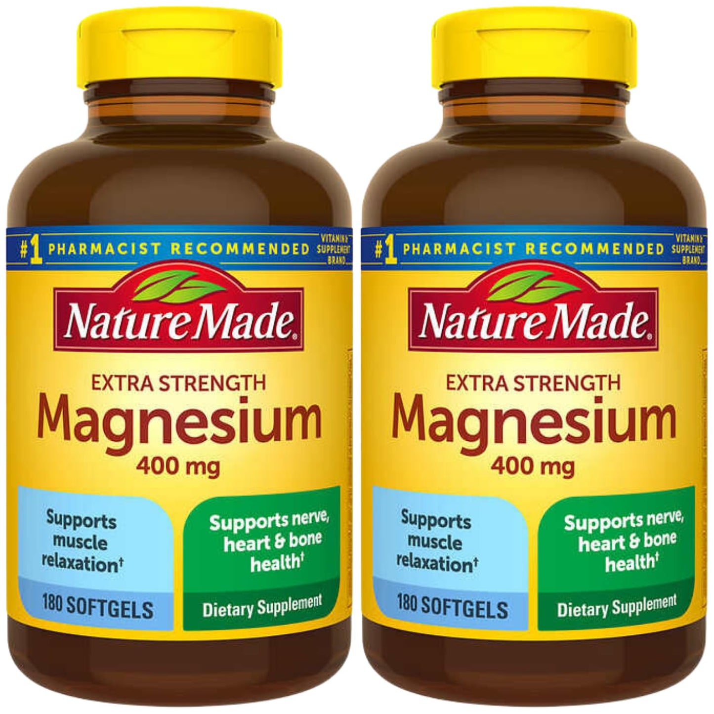 SCHMIDT EMPIRE Extra Strength Magnesium 400 mg Softgels, 360 Count