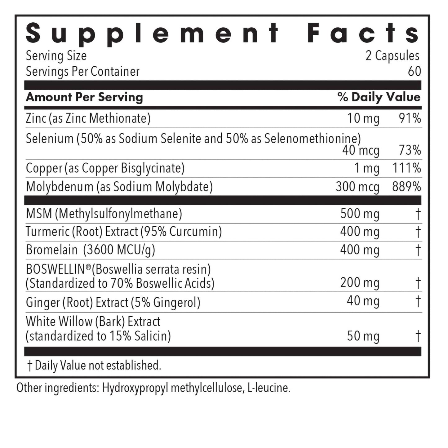 Allergy Research Group InflaMed Capsules 120
