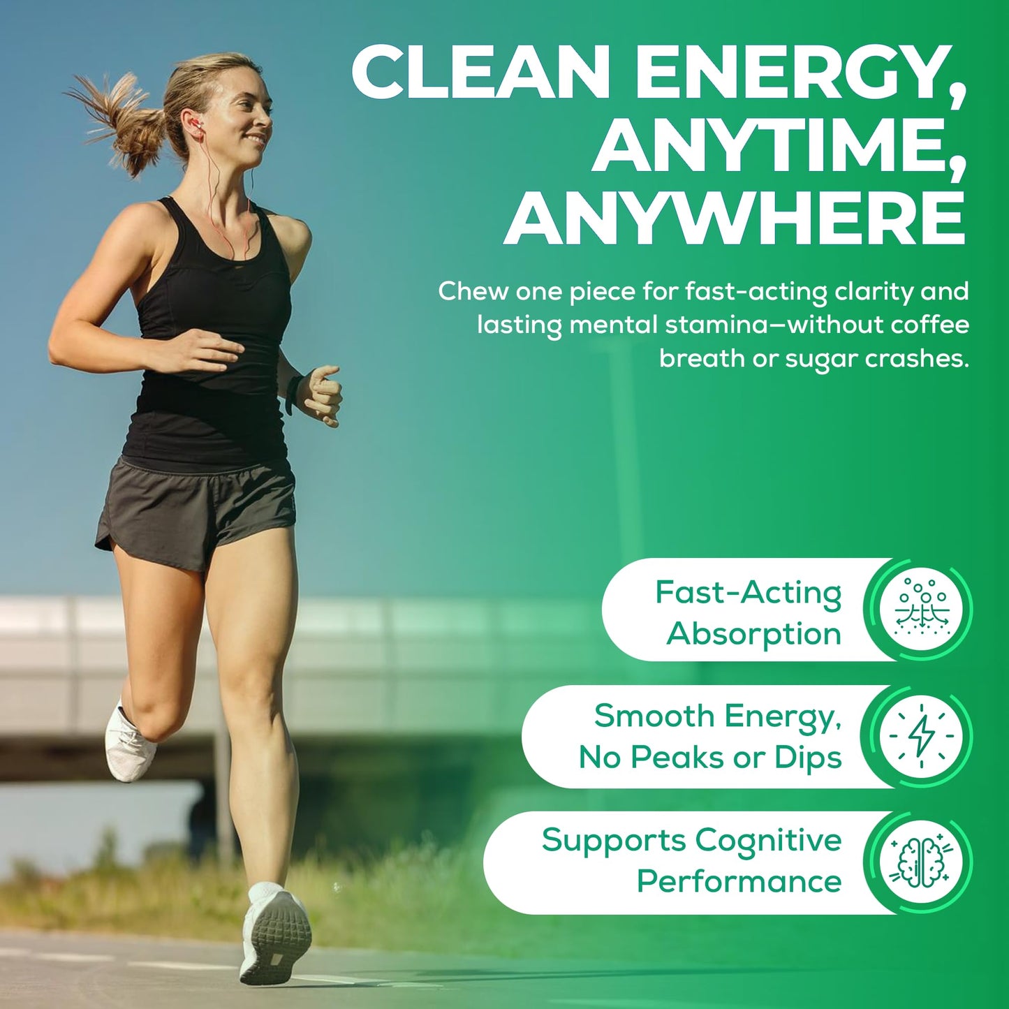 UPLIFE Focus & Energy Mints Chewable 30 Count