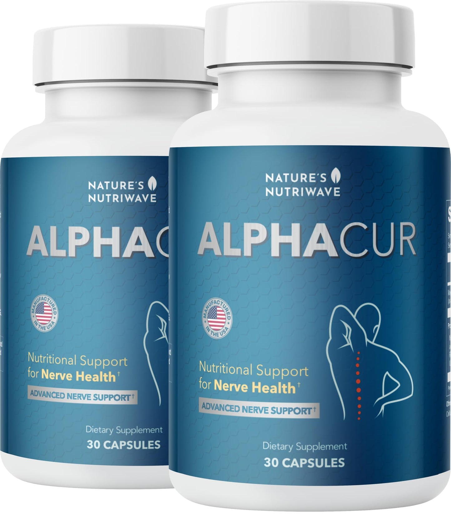 Nature’s NutriWave Alphacur – Magnesium, ALA, Turmeric & CoQ10 60 Capsules