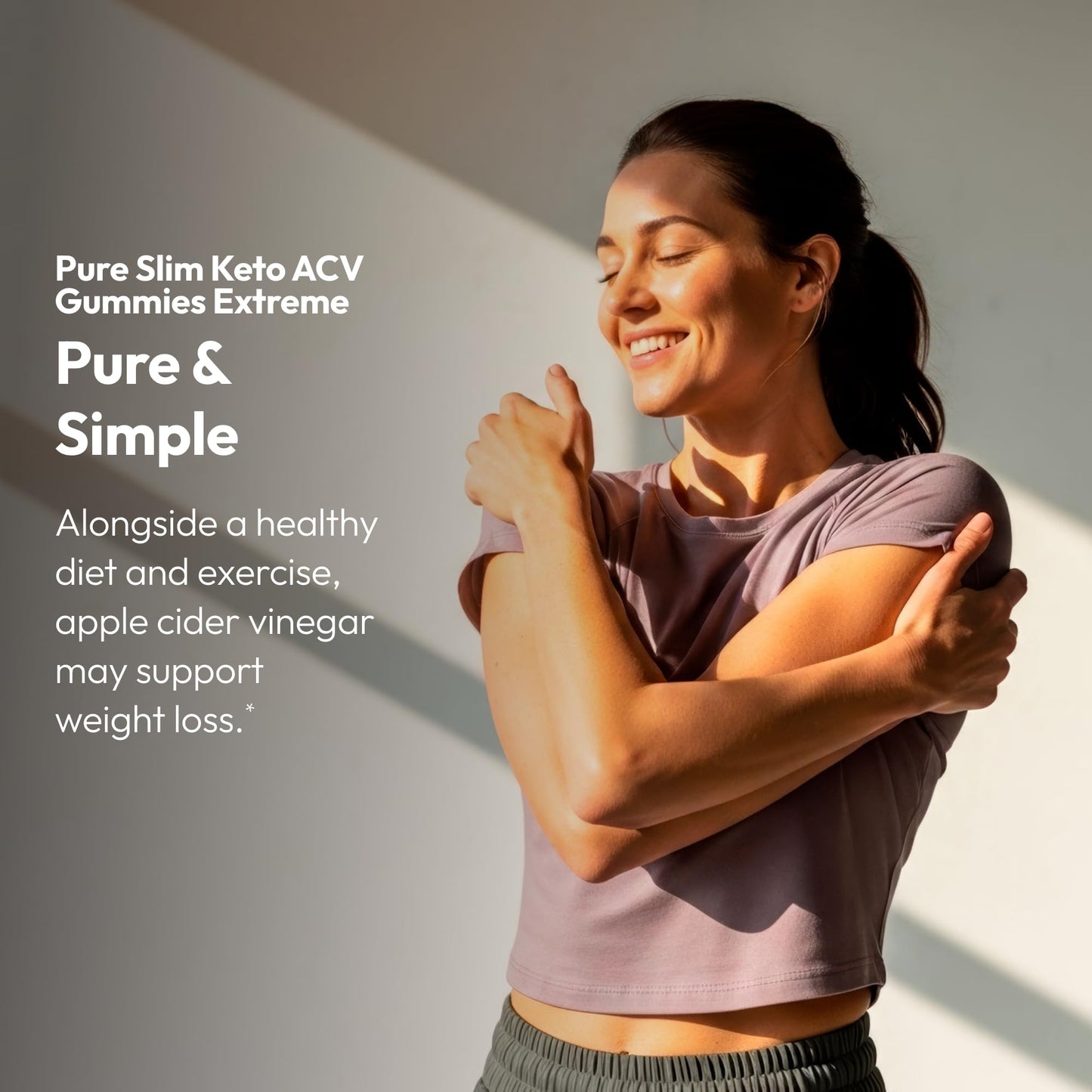 Justified Laboratories Pure Slim Keto ACV Gummies Extreme 60 Count