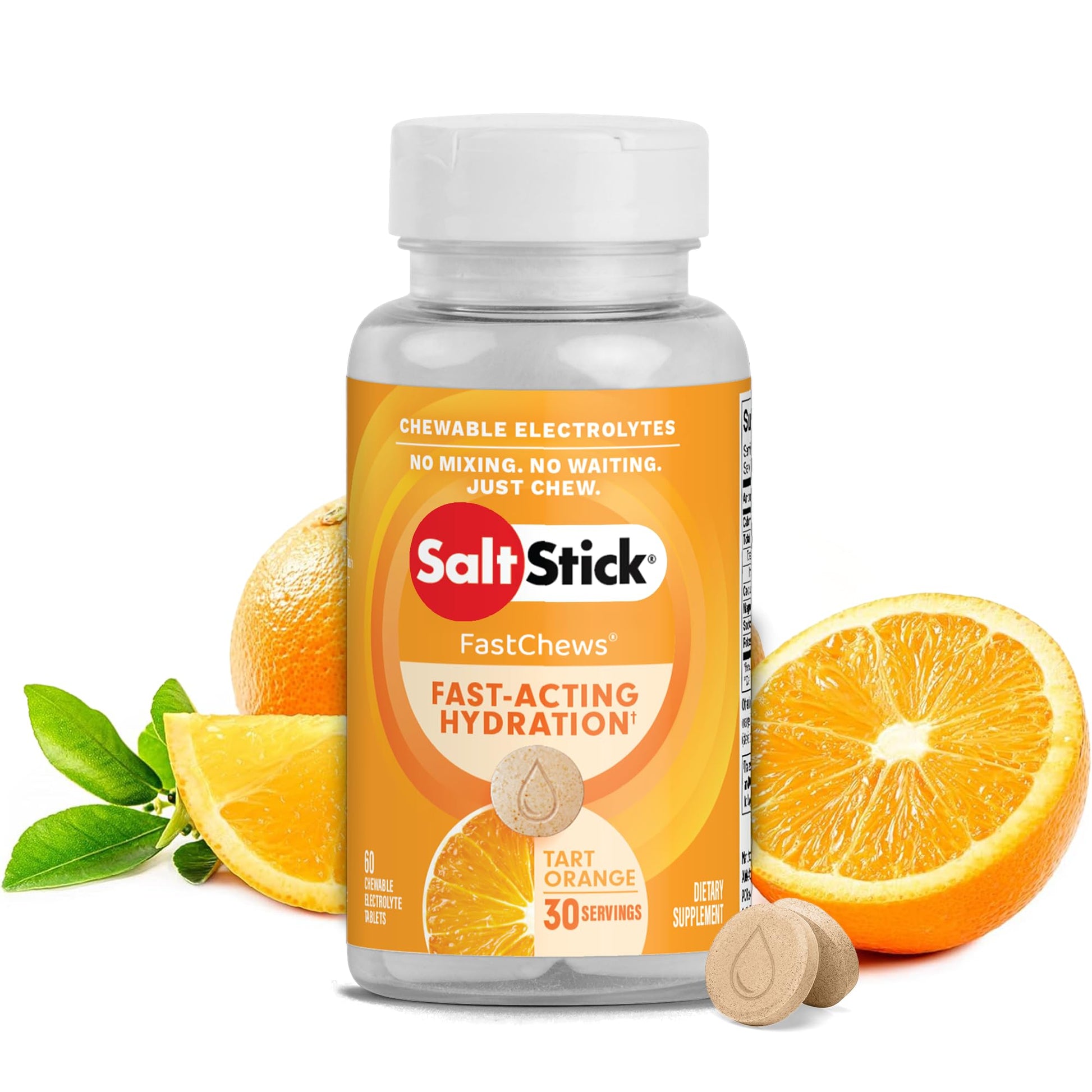 SaltStick Electrolyte FastChews Chewable 60 Count