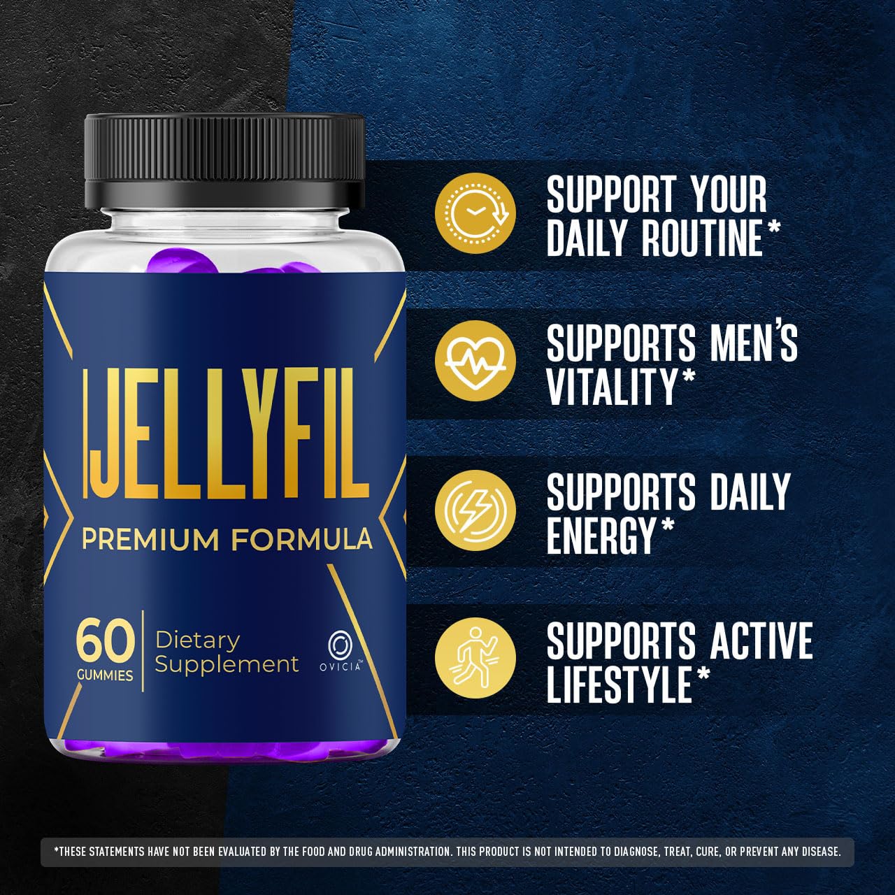 OVICIA Jellyfil Gummies 60 Gummies