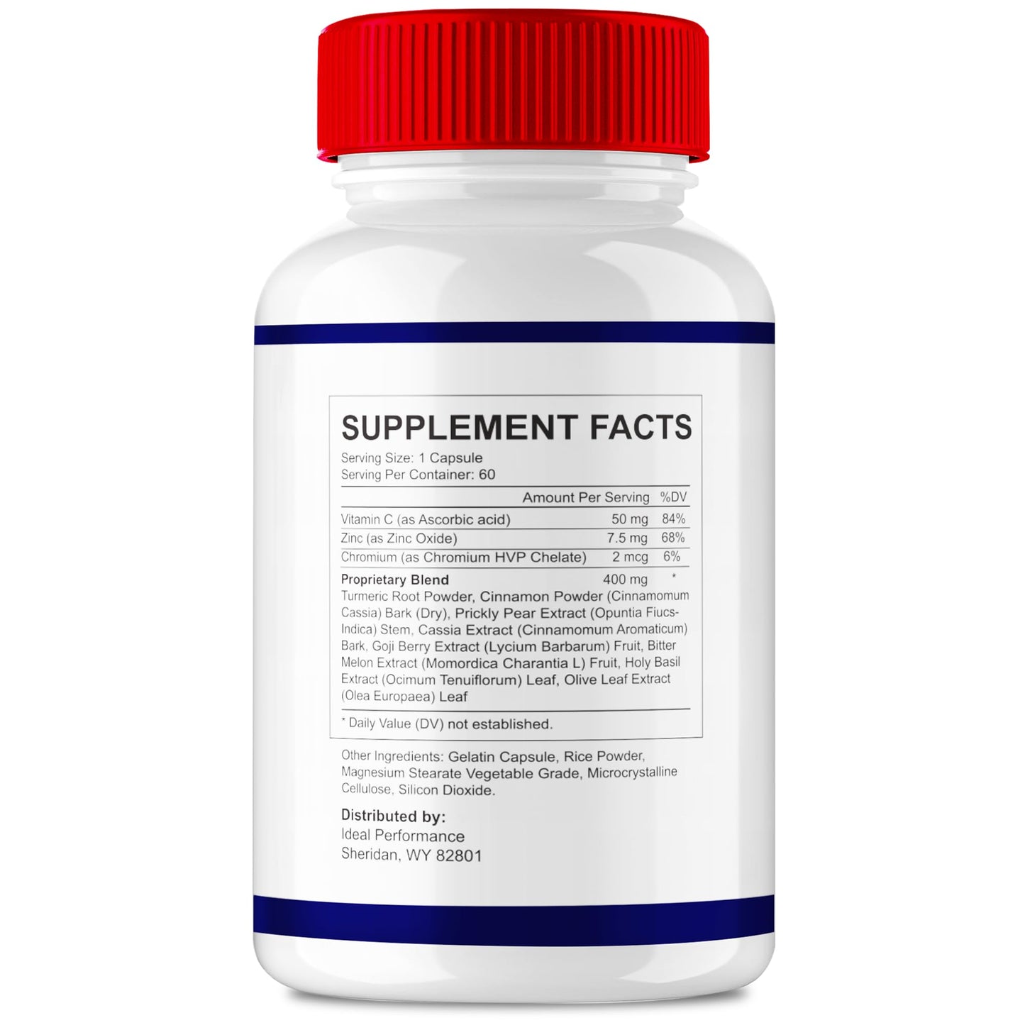 IDEAL PERFORMANCE Vitaldi Advanced Blood Formula Supplement Capsules, Maximum Strength, 120 Capsules